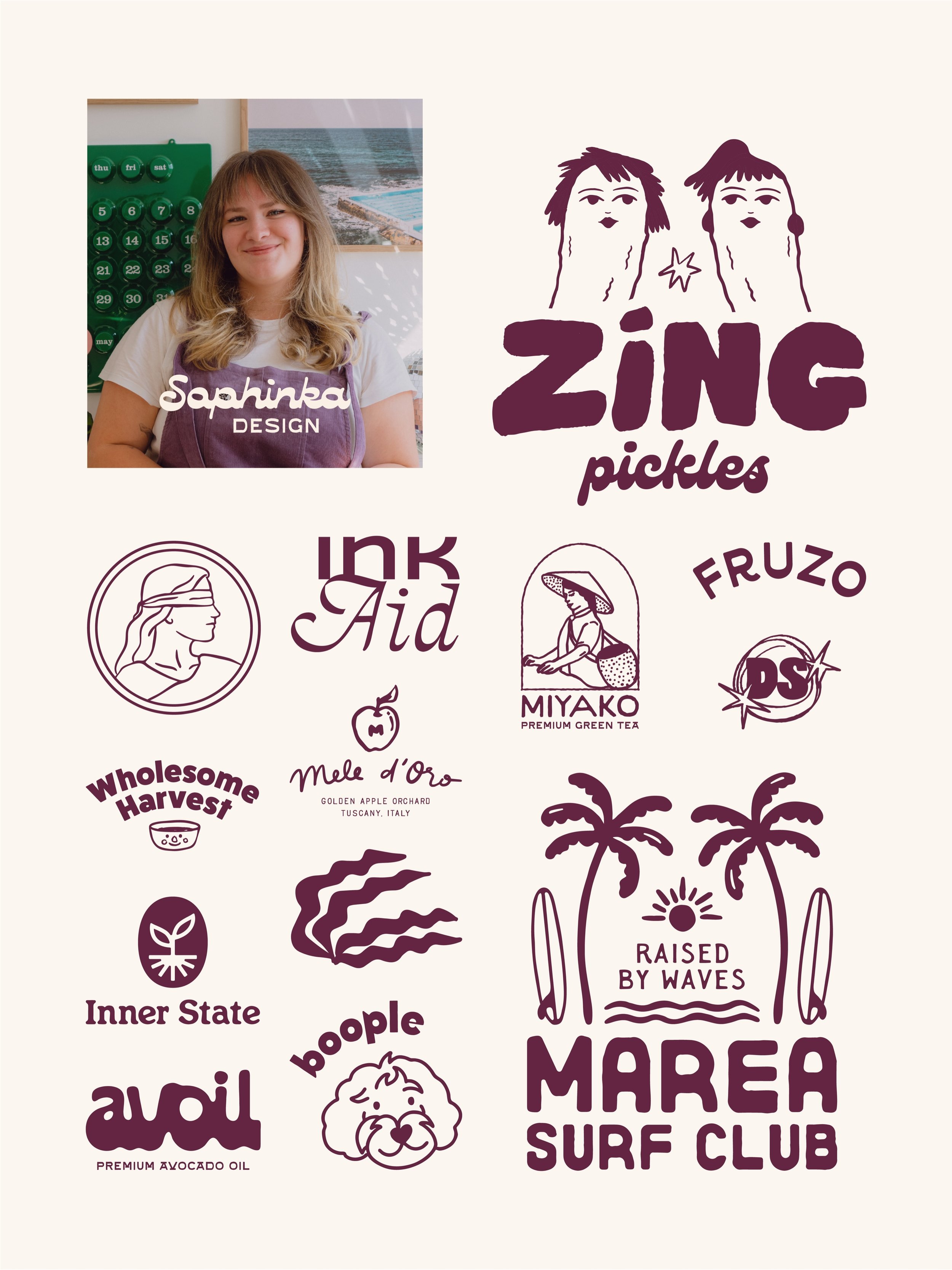 a tiny bit late but had to jump on this trend 💖 logos designed by me ✨ @logoarchive&nbsp;@logoarchive.now actually so nice to see them together like this along with a photo 😌

do you prefer the color or b&amp;w version? 😌⭐️💕

✶
Amsterdam based gr