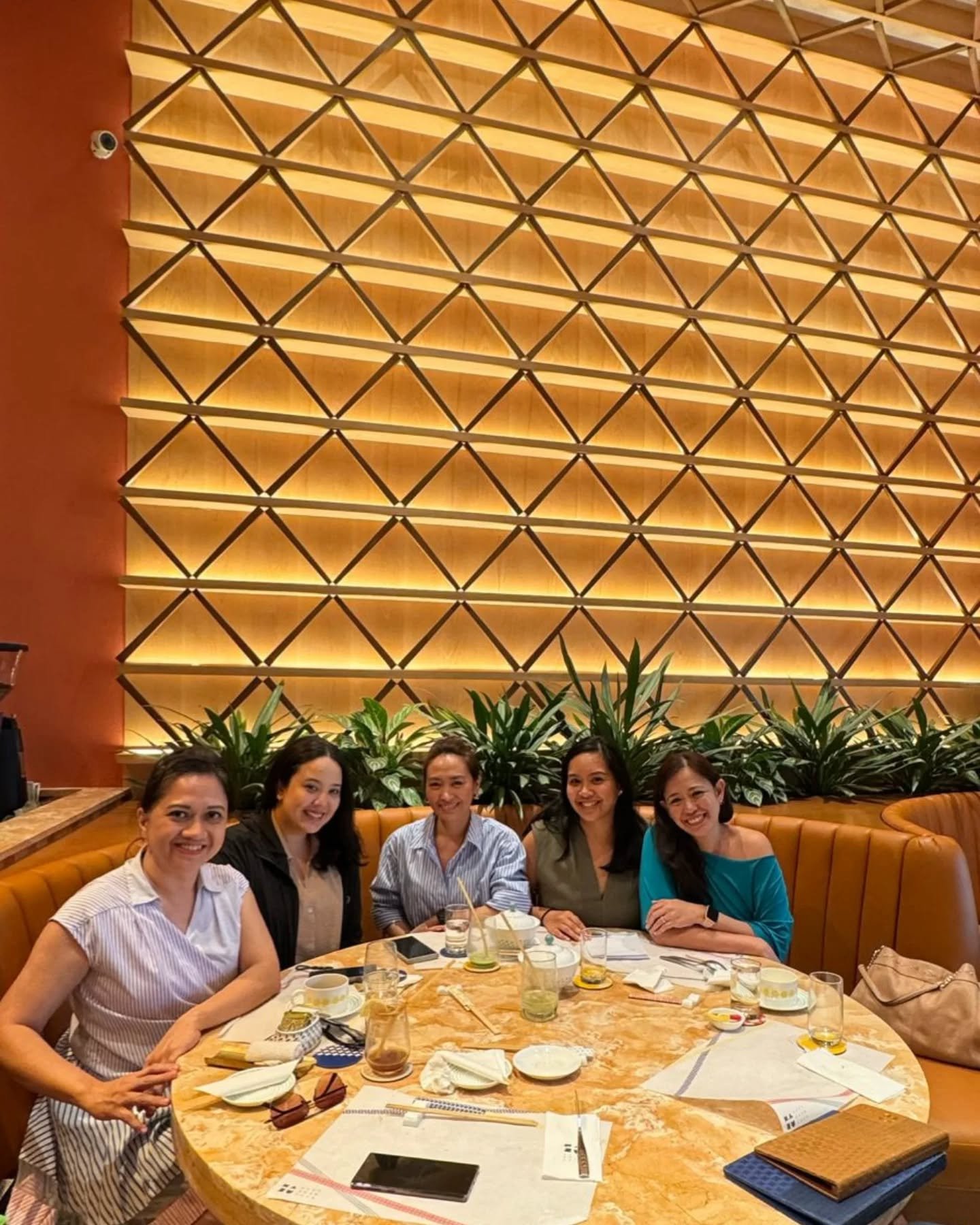 Leveling up at lunch &mdash;
Connecting over stories and strategies.
Setting up premises before promises. 
Transforming moments into a movement. 
Aligning on vibe, values, vision.

Meet the #foundher leadership team.