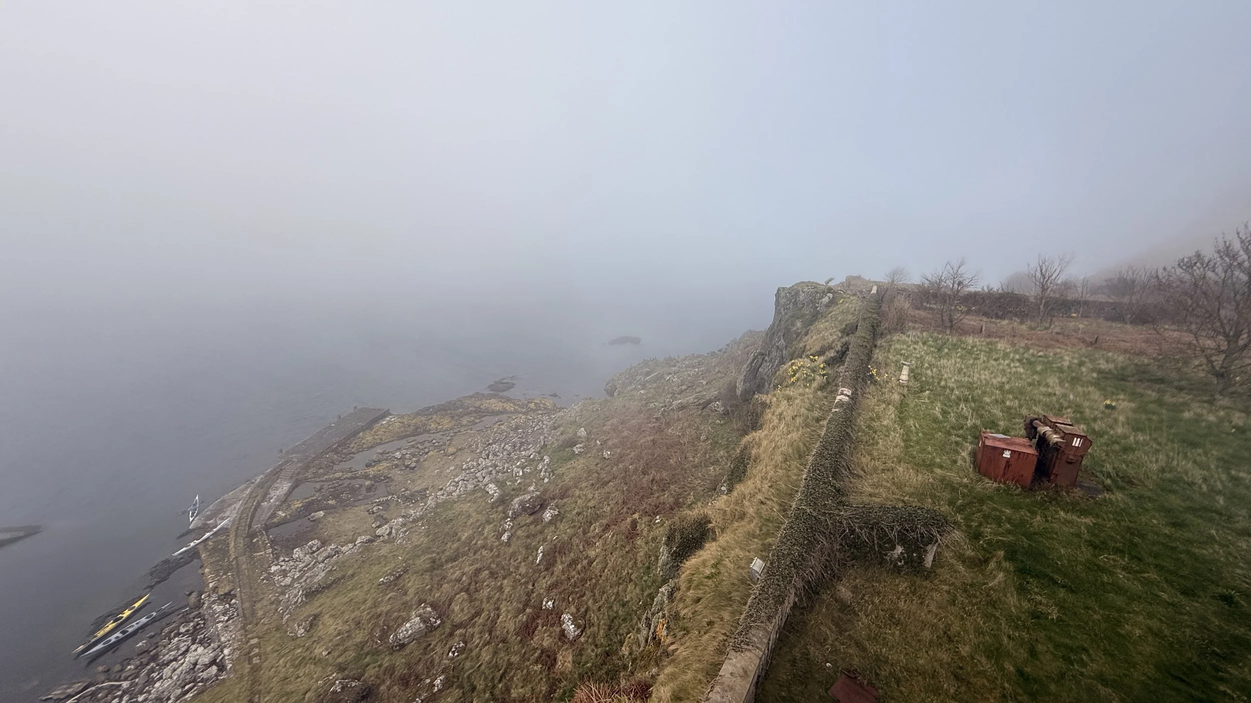 The wall around the Lighthouse