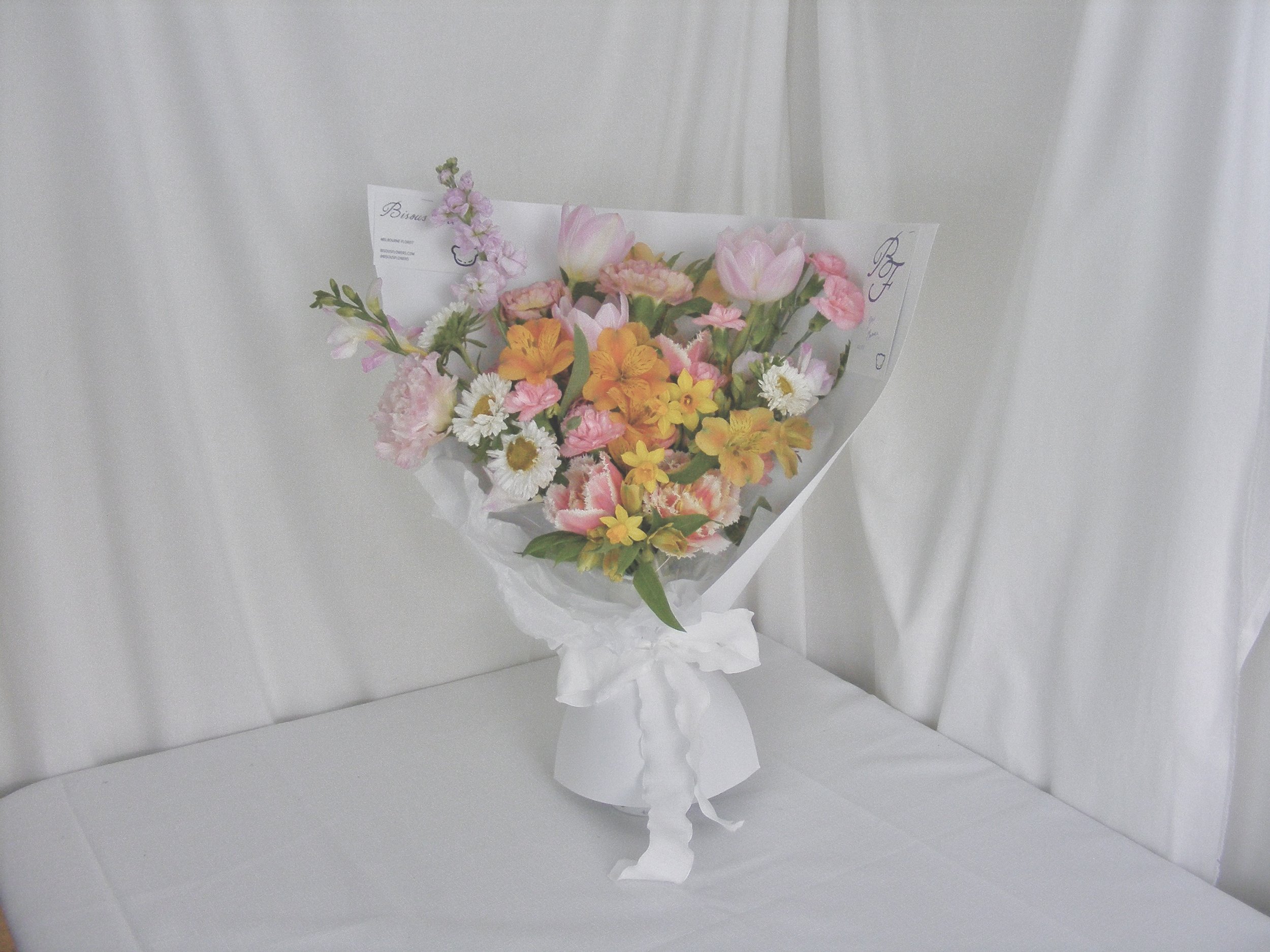 honey peach bouquet