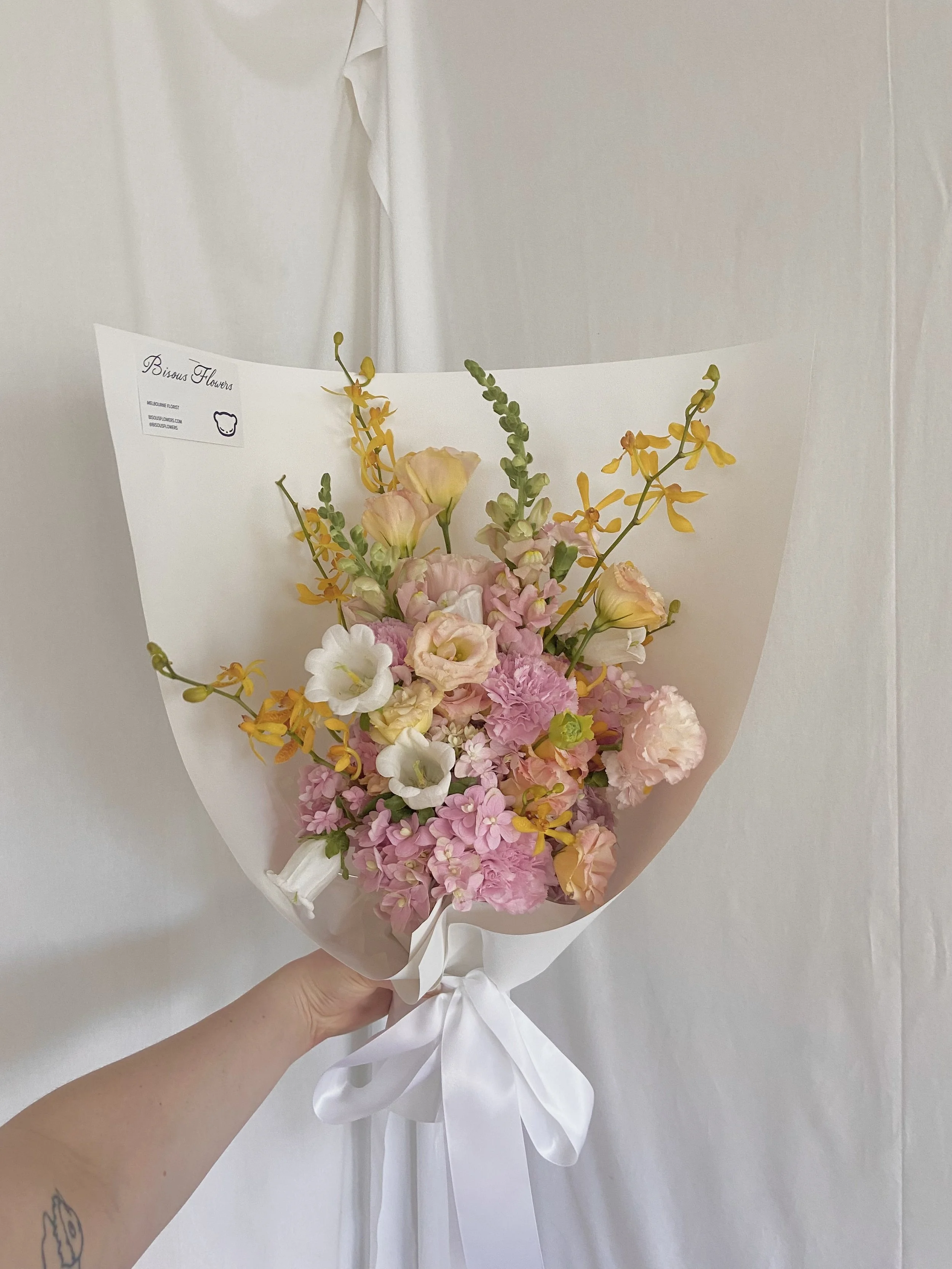 honey peach bouquet
