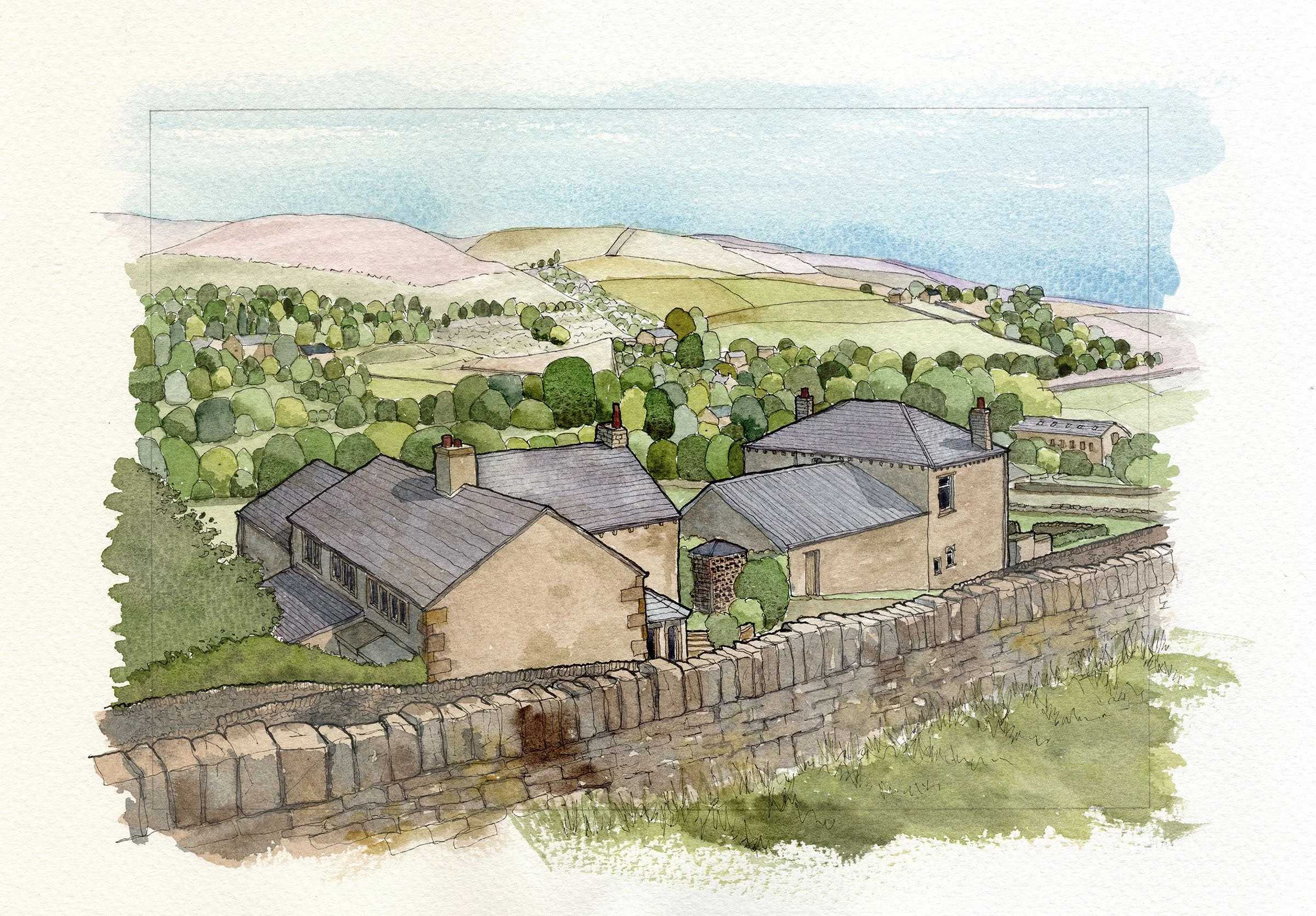 Cone Valley, Towards Marsden and Standedge