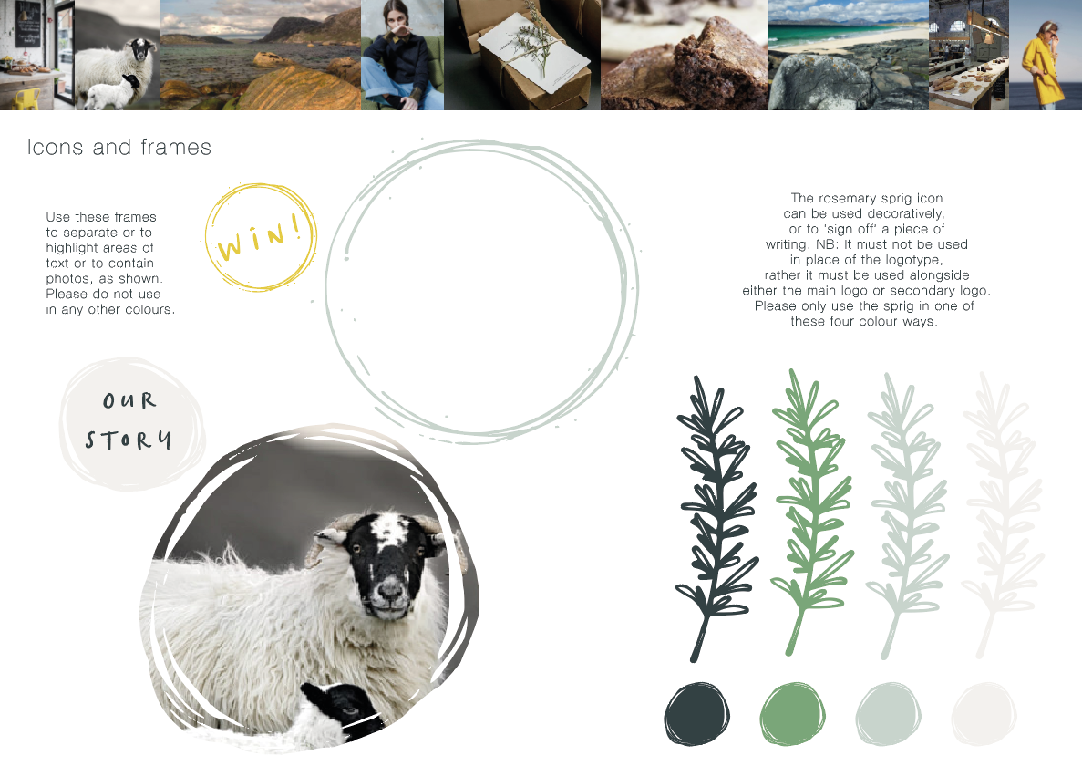 Icons & Frames - initial concept visualisation