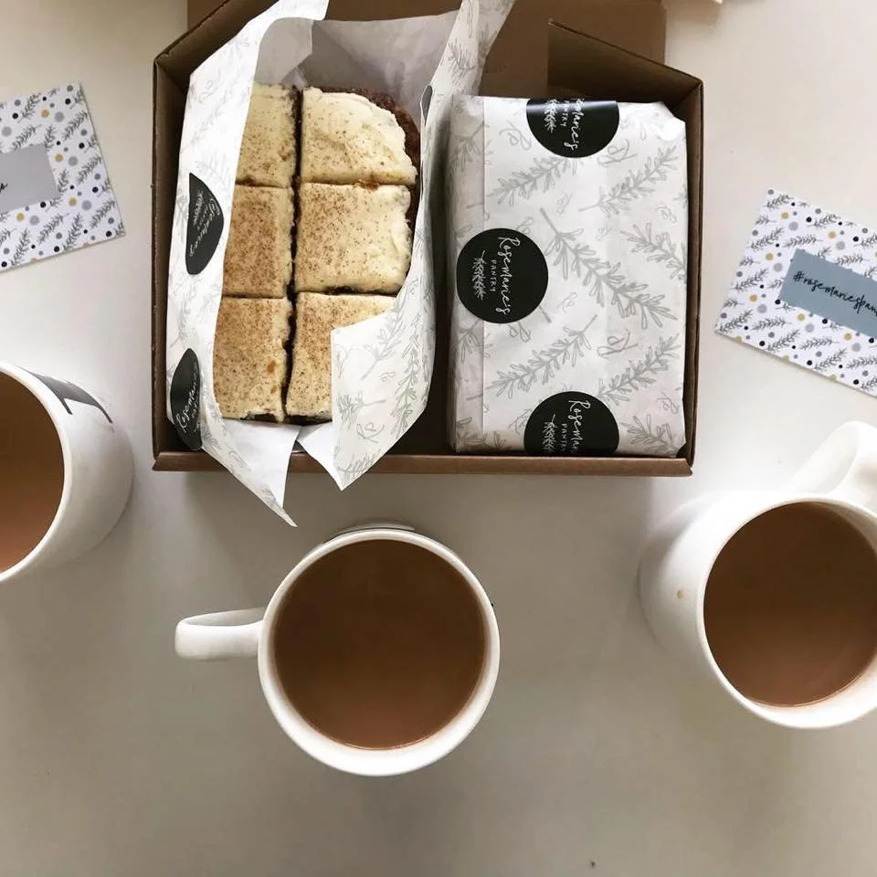 Stickers / patterned tissue paper / postcards | 
Photo credit: Rosemarie’s Pantry