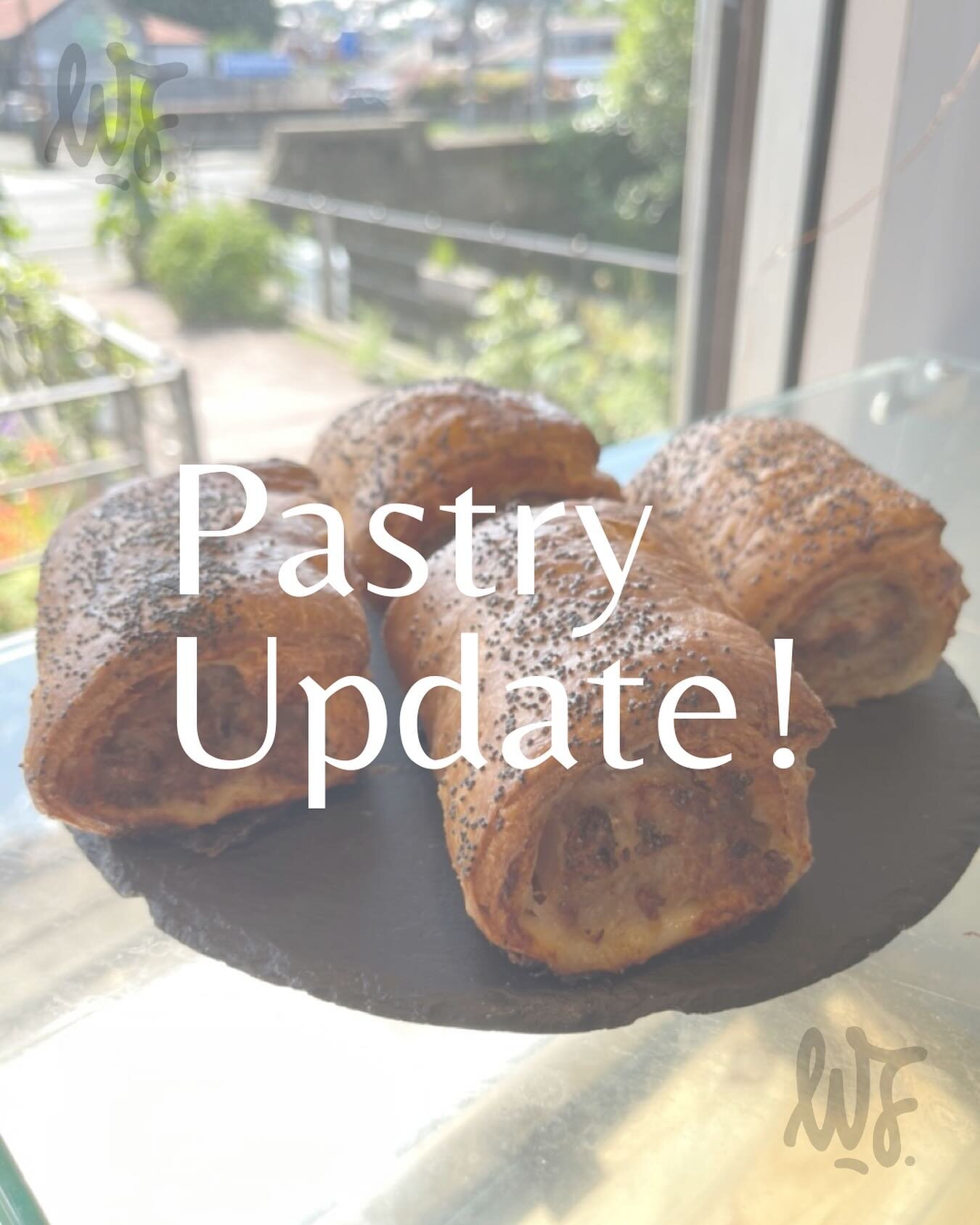 It&rsquo;s pastry week! Or should it have been last week? Who knows! We&rsquo;d normally we&rsquo;d have pre-orders up online for pastries by now and we apologise for the delay. There have been some changes in the kitchen this year and we&rsquo;re cu