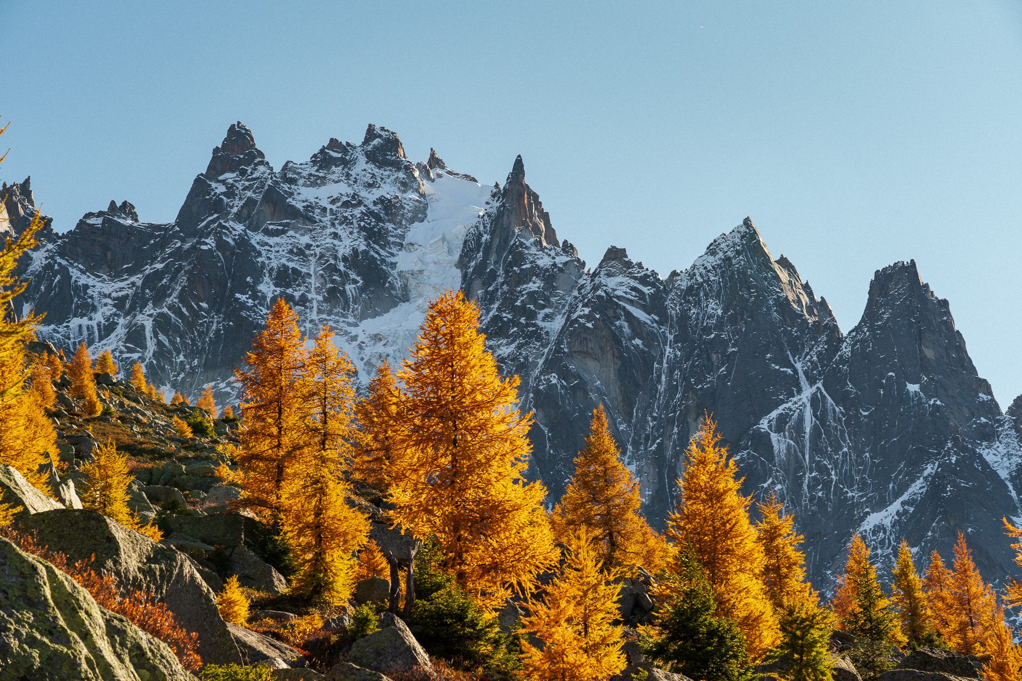 Chamonix en automne
