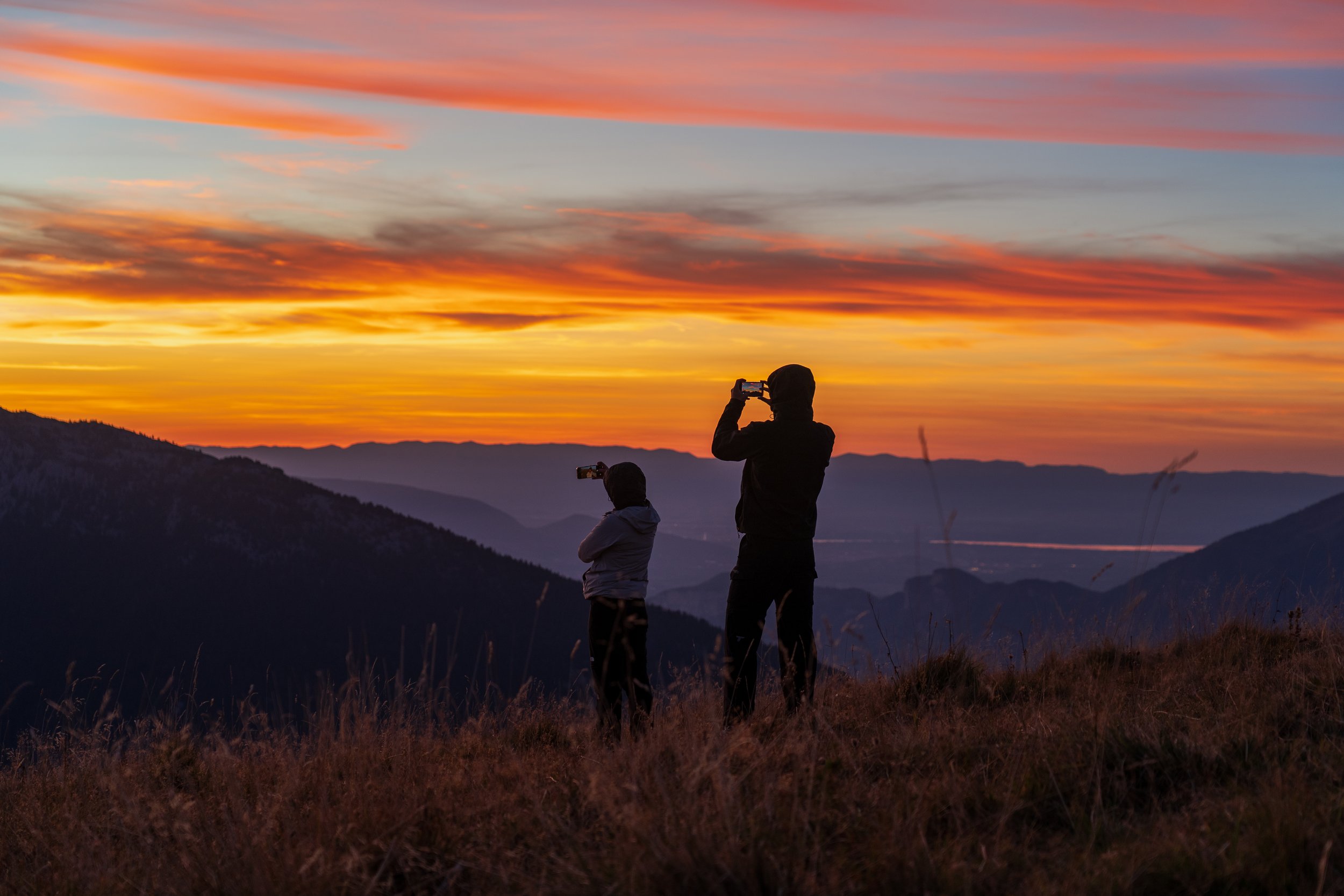 Coucher de soleil Haute Savoie
