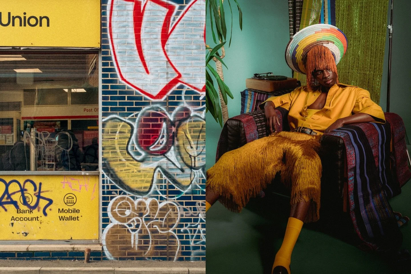 Afrotopia.
A futuristic vision by HOLY ONE, where designer Dede Arisekola explores Nigerian identity, relationships, and imagined futures beyond colonial interruption.

Designer: @dedemakestuff 
Photographer: @vdubl
Fashion Historian: @catdaviesdavie