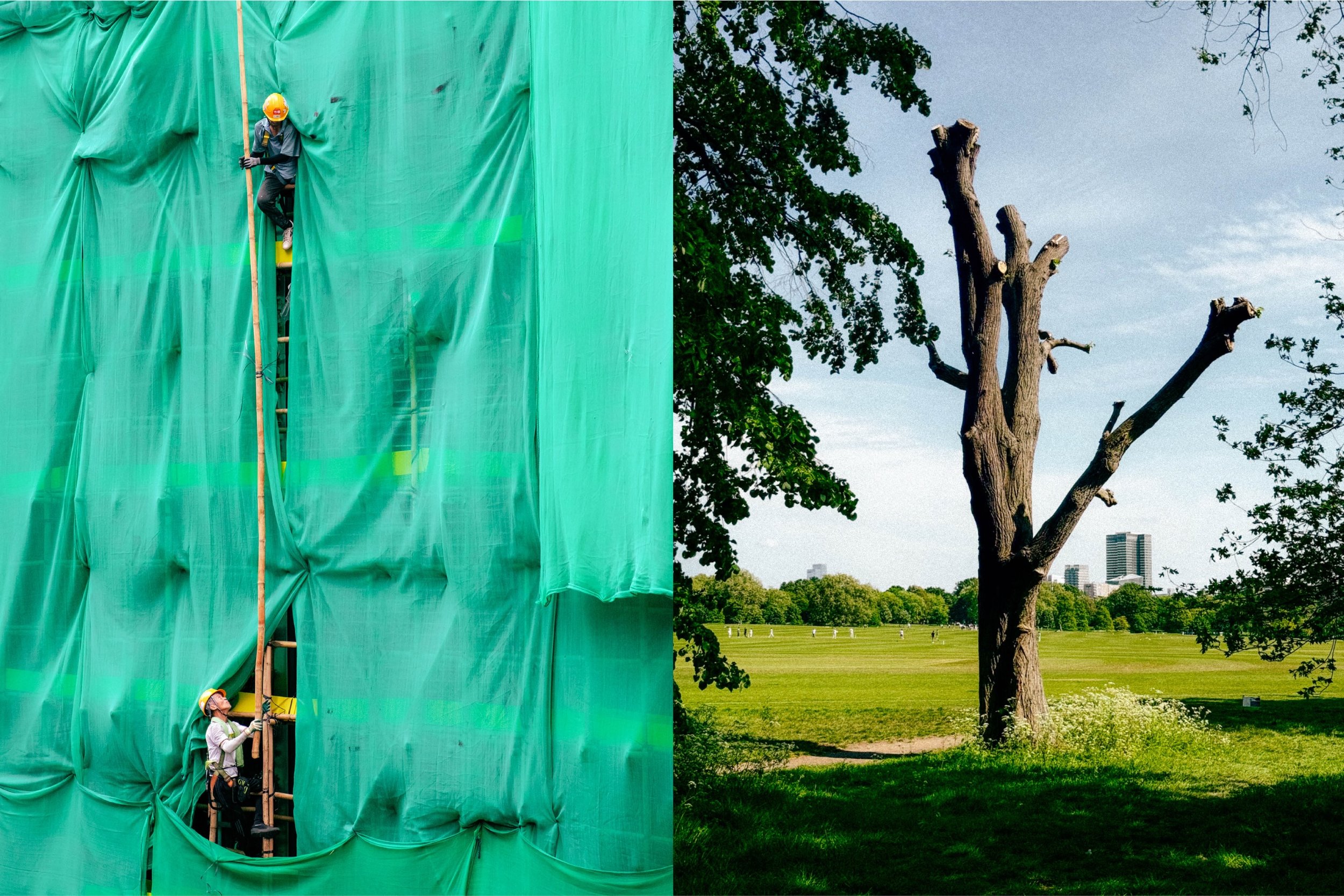 Sequencing Worlds

Using visual sensibilities to associate disparate images into a coherent sequence&mdash;a symbiosis of two different worlds to create new meaning. 
&nbsp;
Clashing together professional construction documentary work in Hong Kong wi