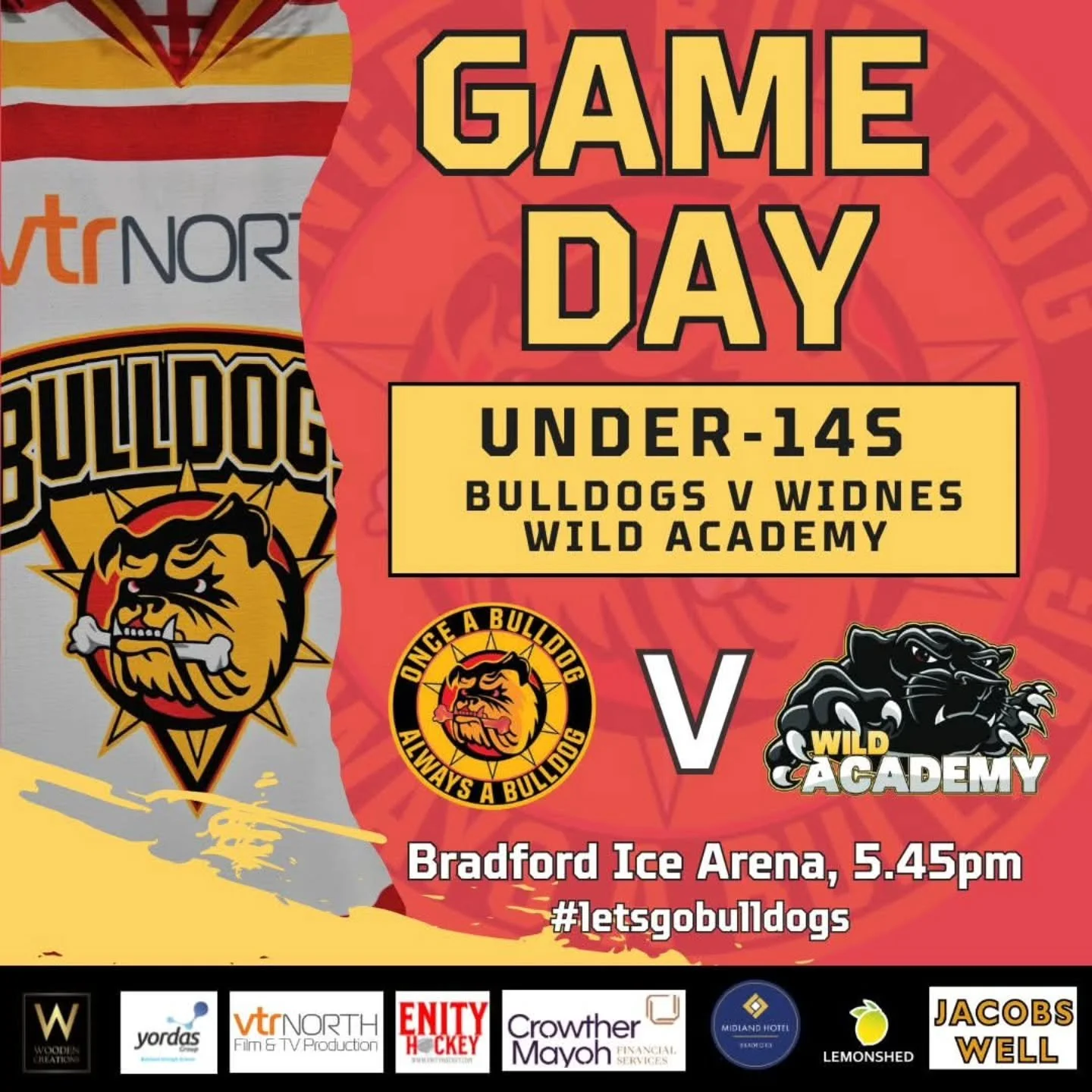 Fast-paced junior hockey action is on at The Pound today! 🏒🏒

First, our Under-12s are involved in a challenge game before our Under-14s take to the ice at 5.45pm to face-off against @widneswildacademy 

If you're around and fancy watching some exc