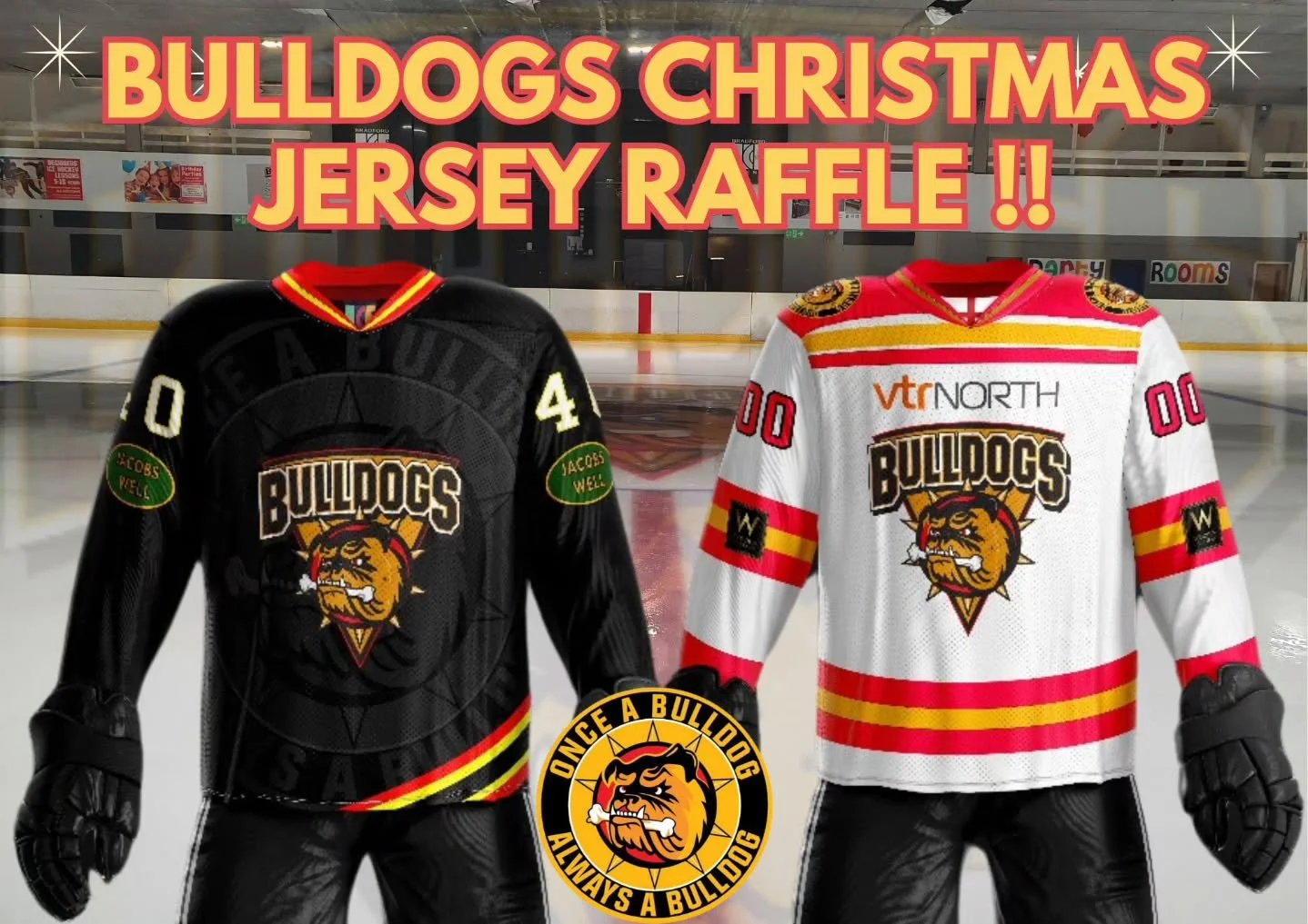 WANT to treat your loved one to the BEST Bulldogs present they could wish for this Christmas? 

Well, now you can in our great Bulldogs Christmas Jersey Raffle! 🙌 

All you have to do is enter our online Raffall draw, answer a simple question and bu
