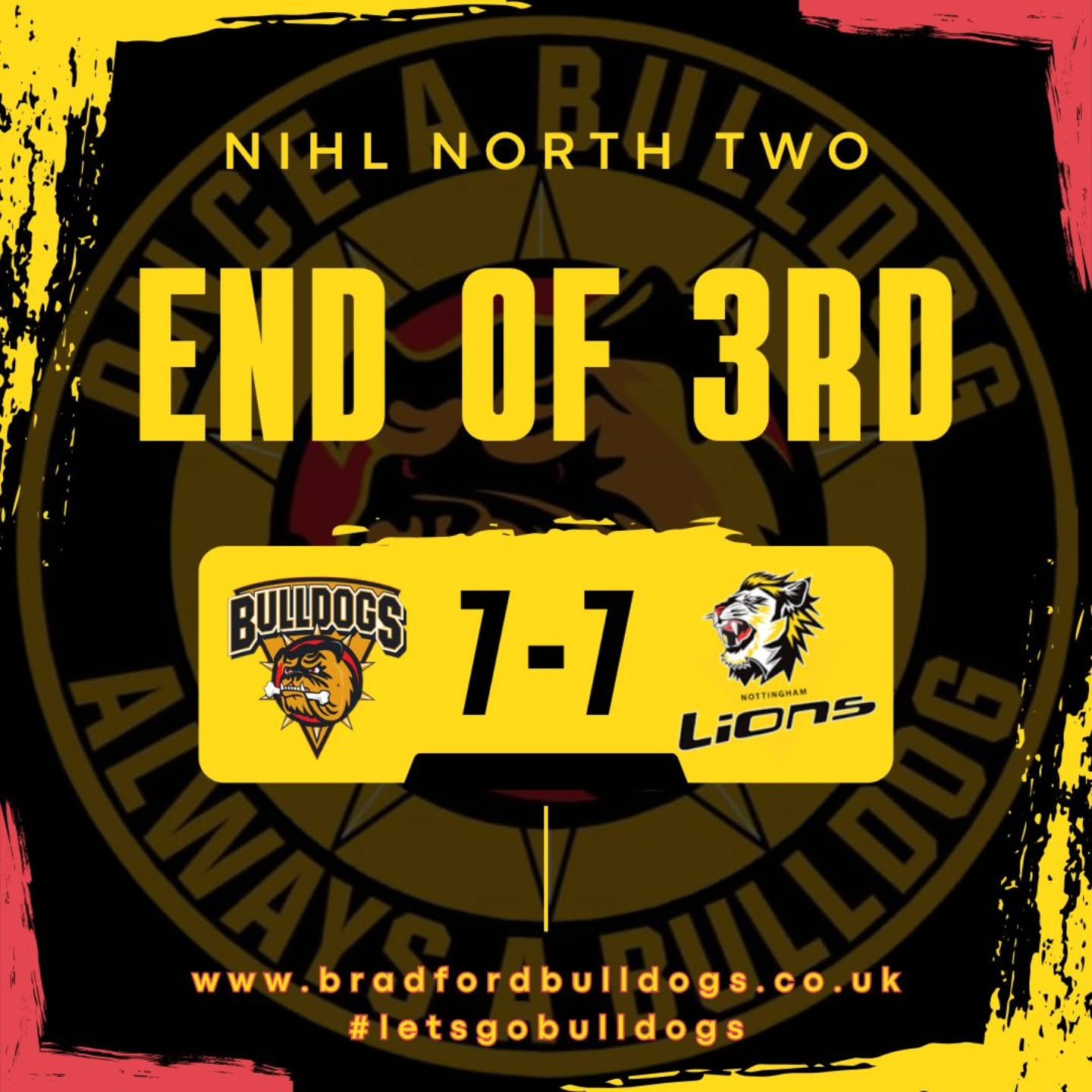 Goals from Aaron Jordan and Josh Stockton but The Nottingham Lions complete their comeback to take this into OT!!