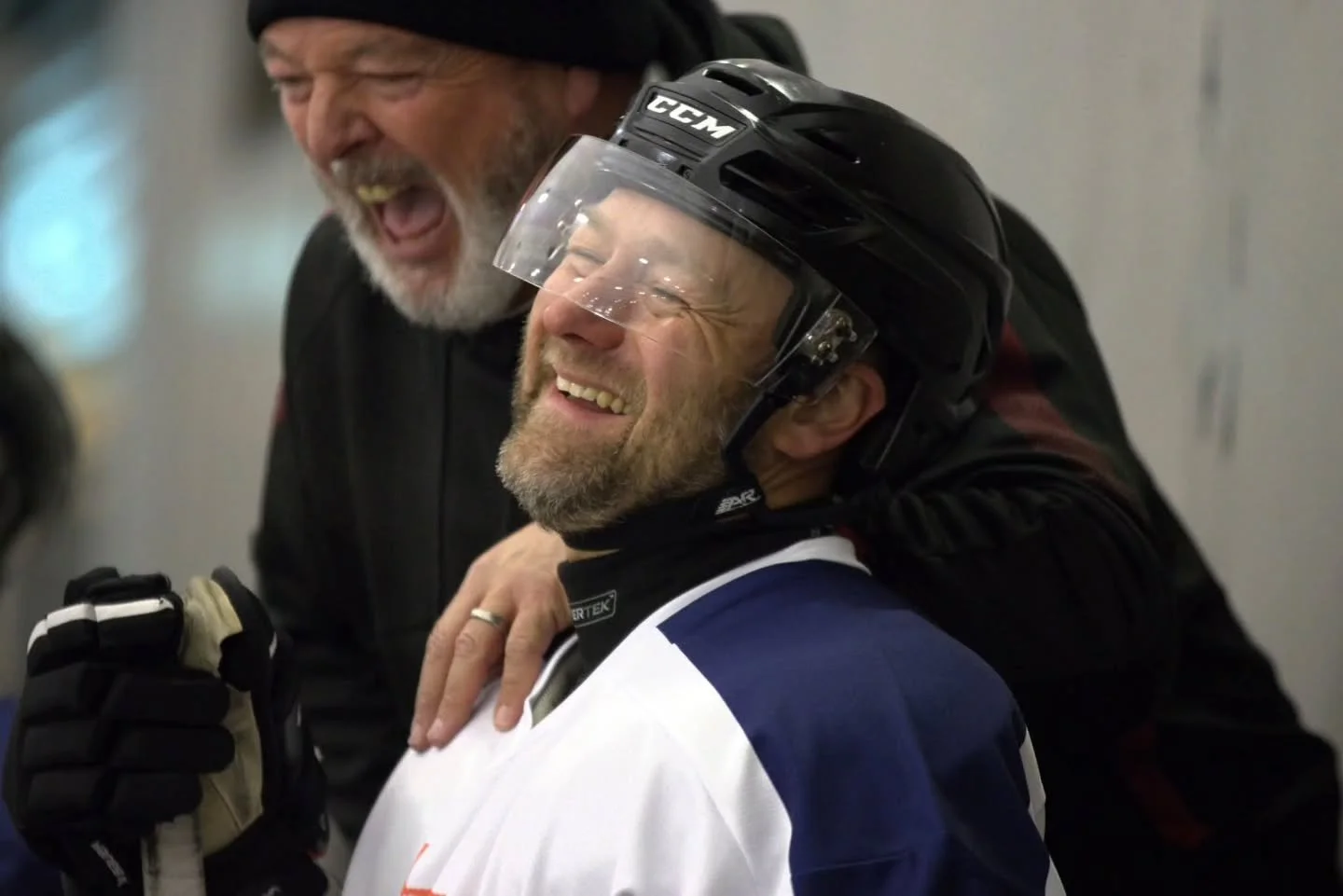CHARITY GAME CAPTION COMP

What on earth were @andy_brown12 and @glennbaldy laughing about during yesterday's sellout Charity Game at The Pound in aid of @bloodcancer_uk and to mark @bradford_ice_arena's 60th Anniversary ?!

Drop your funniest captio