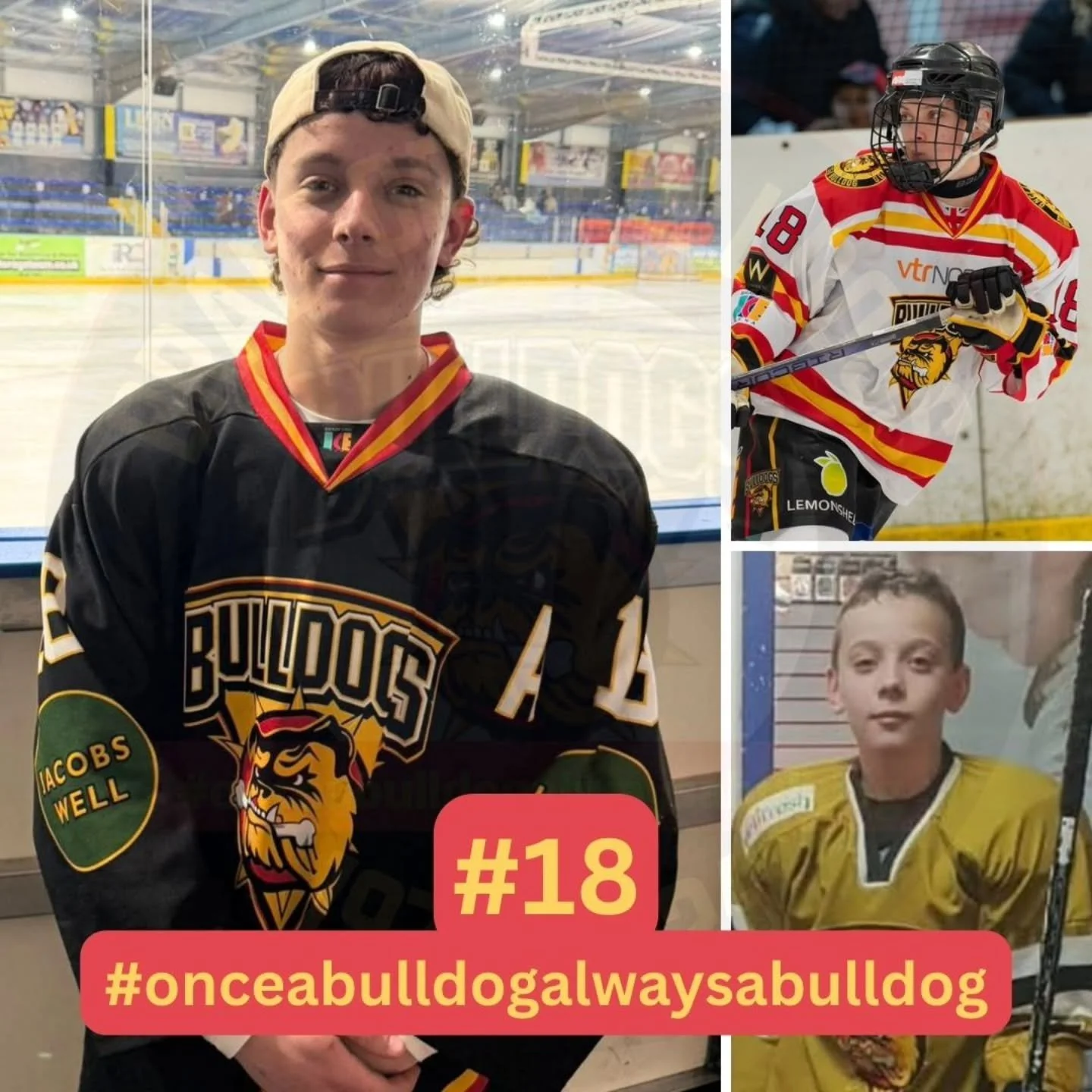 It was a big - some would say emotional - weekend for our #18 as he played his last game as a junior for the Bulldogs, hitting the ice on the road for our Under-19s at Widnes Wild Academy ..

Take a bow 𝗧𝘆𝗹𝗲𝗿 𝗛𝗮𝗹𝗹 following your years of com