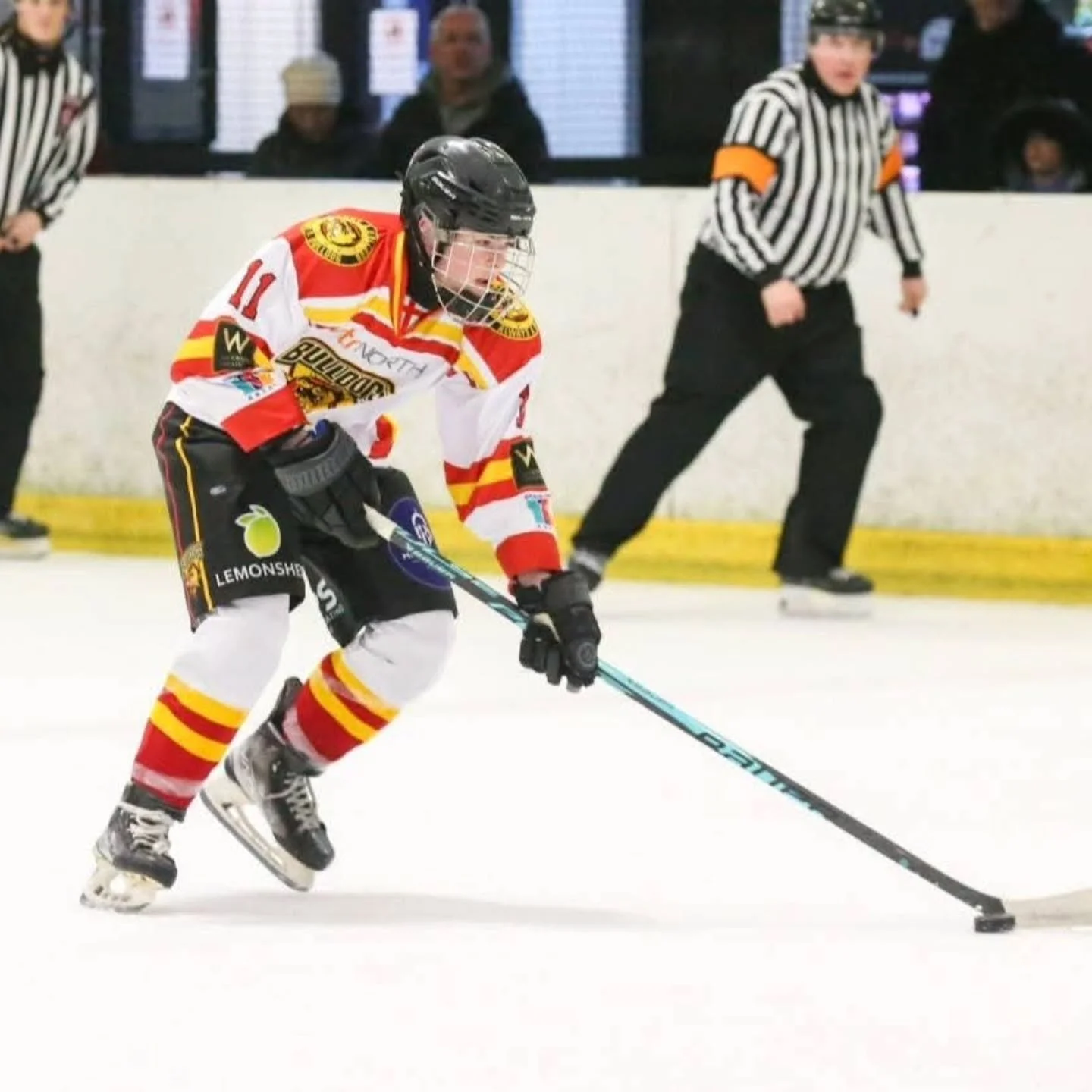 Big shout out and best of luck to Bulldogs' forward Thomas Lee who is playing for England Under-15s in Fife this weekend in the Four Nations Development Cup against hosts Scotland as well as Belgium and Spain! 🙌💪🏒

First game is at 7pm v Spain thi