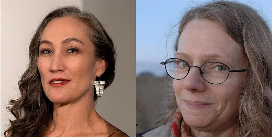 cropped headshots of Hollie Hardy and Laurel Benjamin