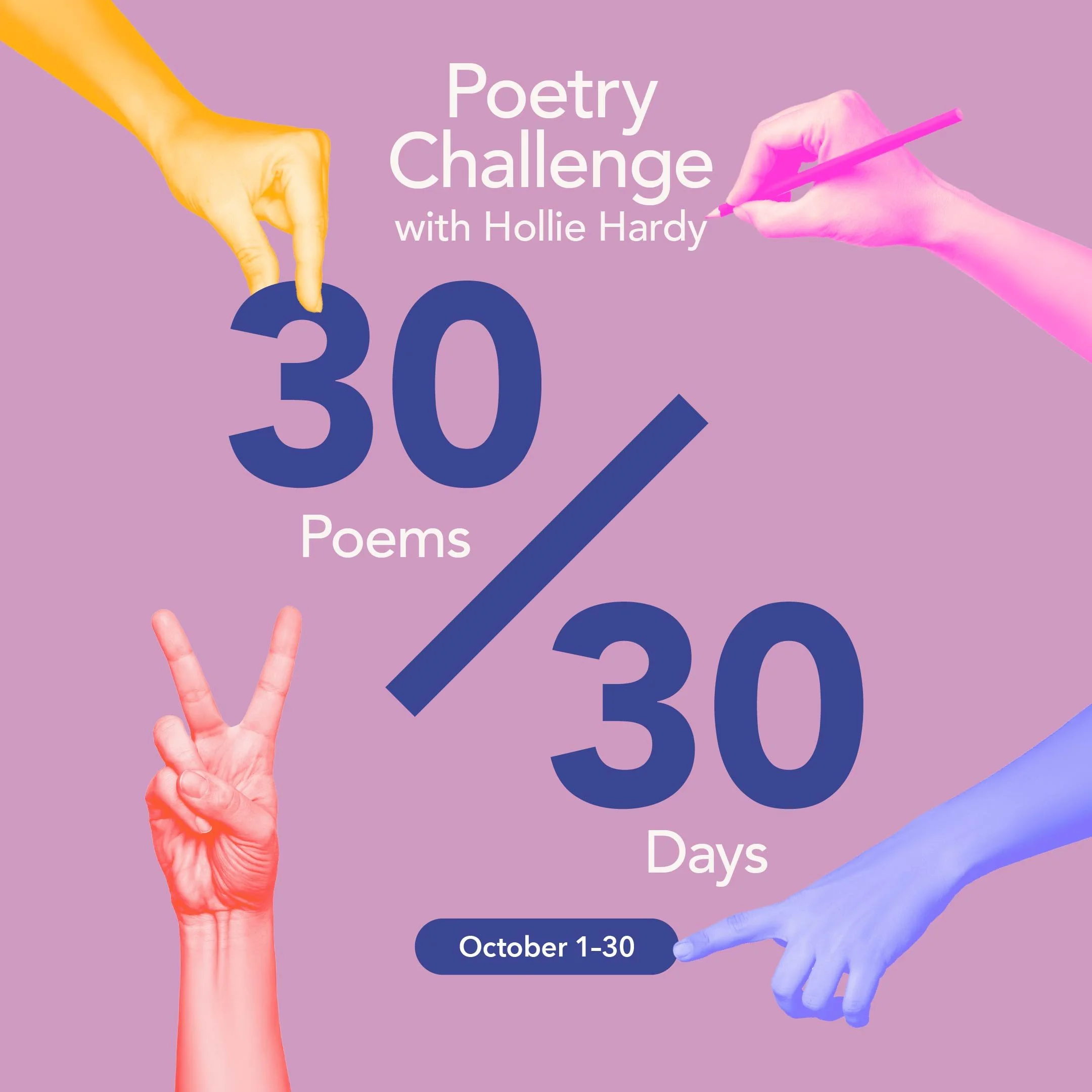 October Poetry Challenge: 30 Poems in 30 Days
