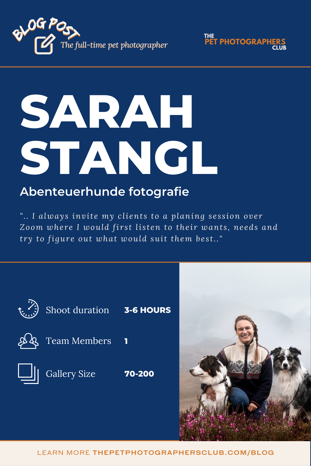 Fulltime pet photography with Sarah Stangl — The Pet Photographers Club