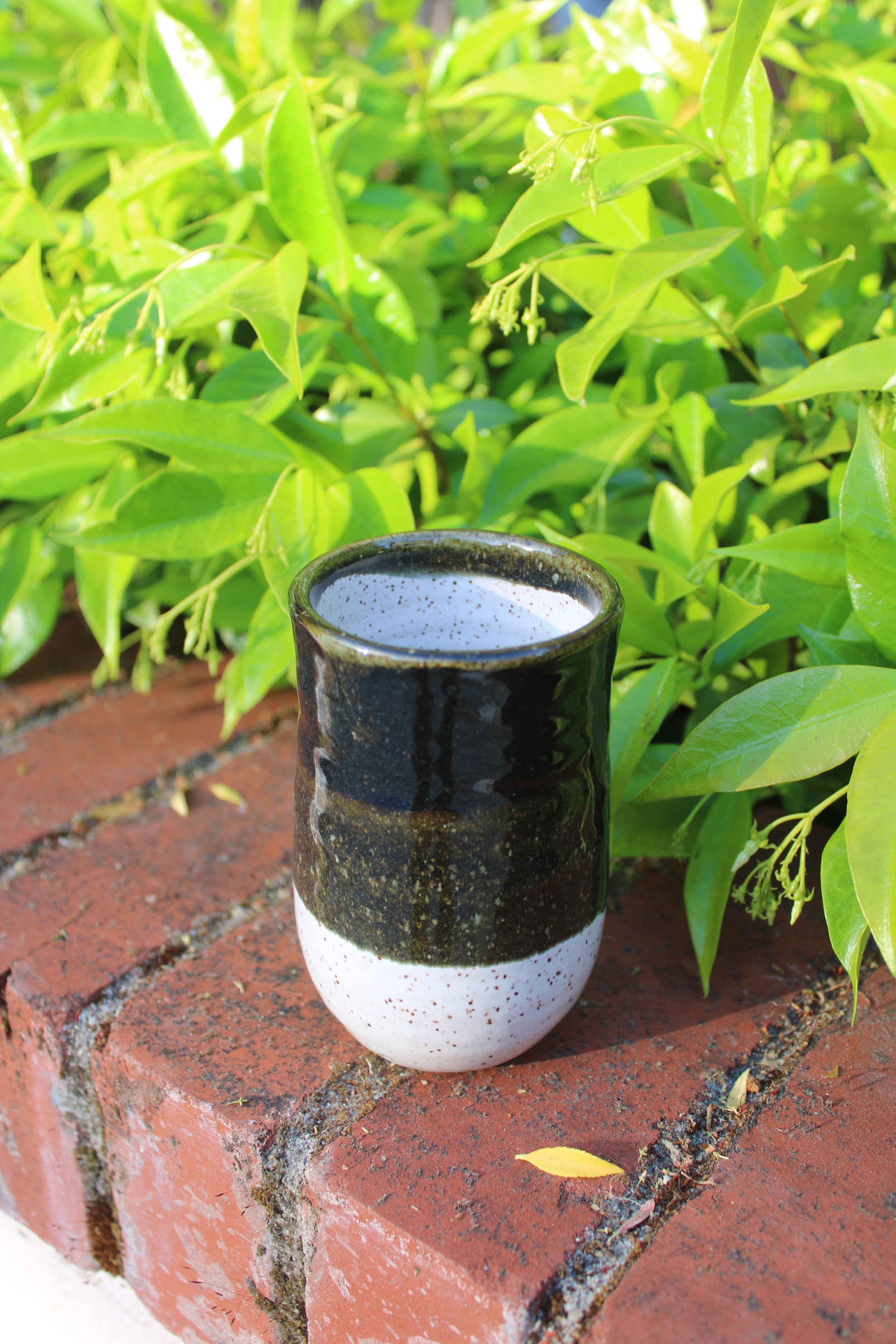 Black over White Teacup