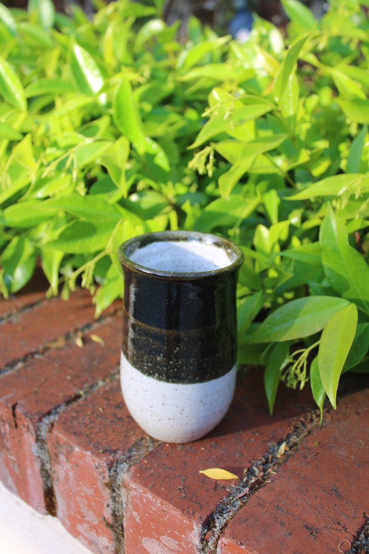 Black over White Teacup