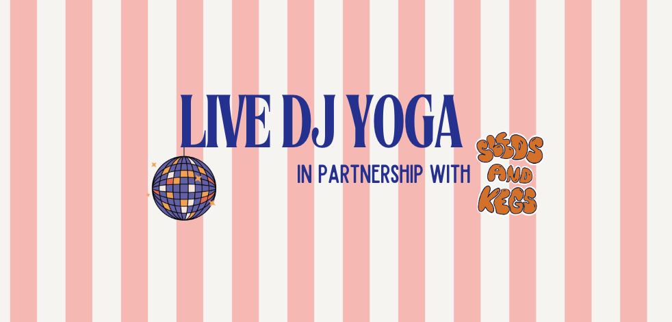 Live DJ Yoga with Sleds & Kegs