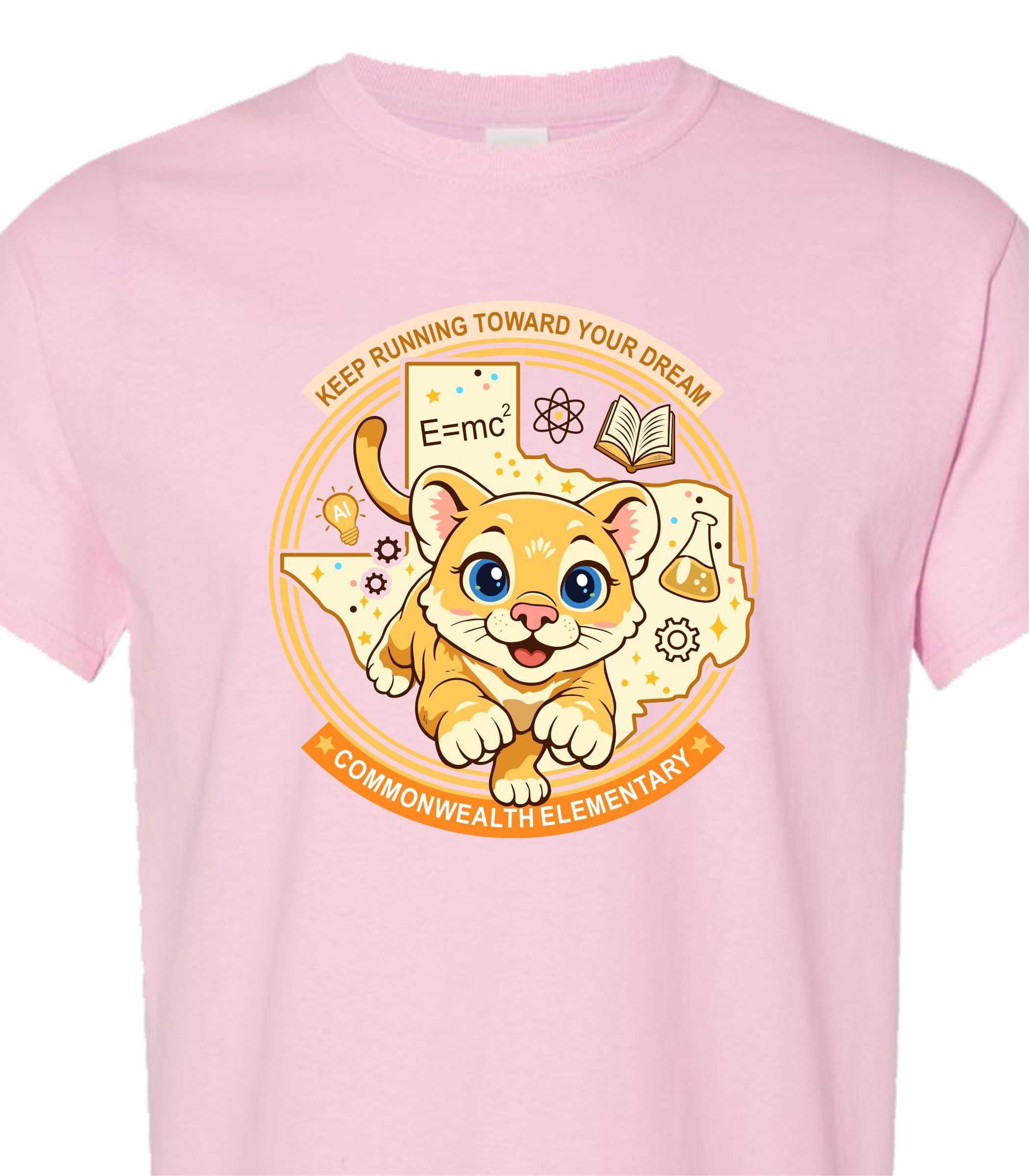Commonwealth Spiritwear Adult Spring Light Pink Shirt