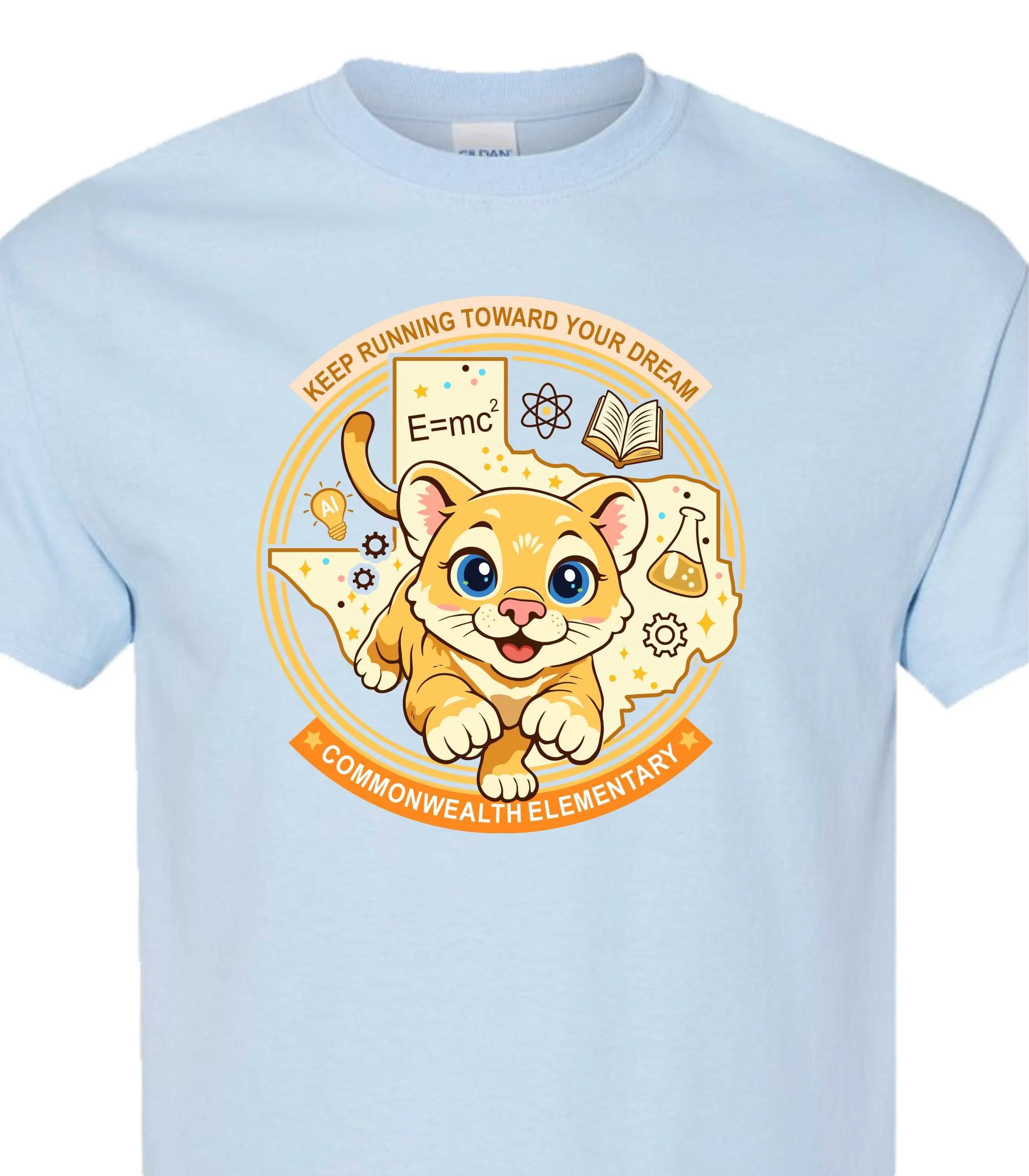 Commonwealth ES - Adult Light Blue Spring Shirt