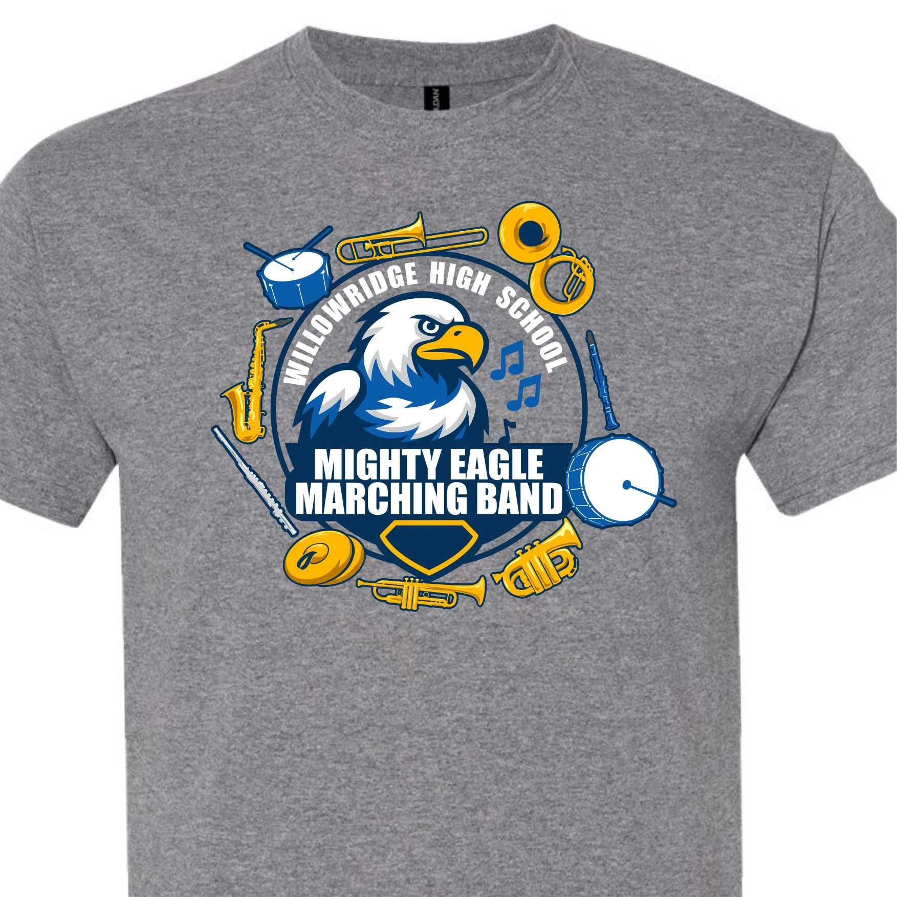 Willowridge HS - Band - Mighty Eagles - 2025-26 - Shirt.jpg