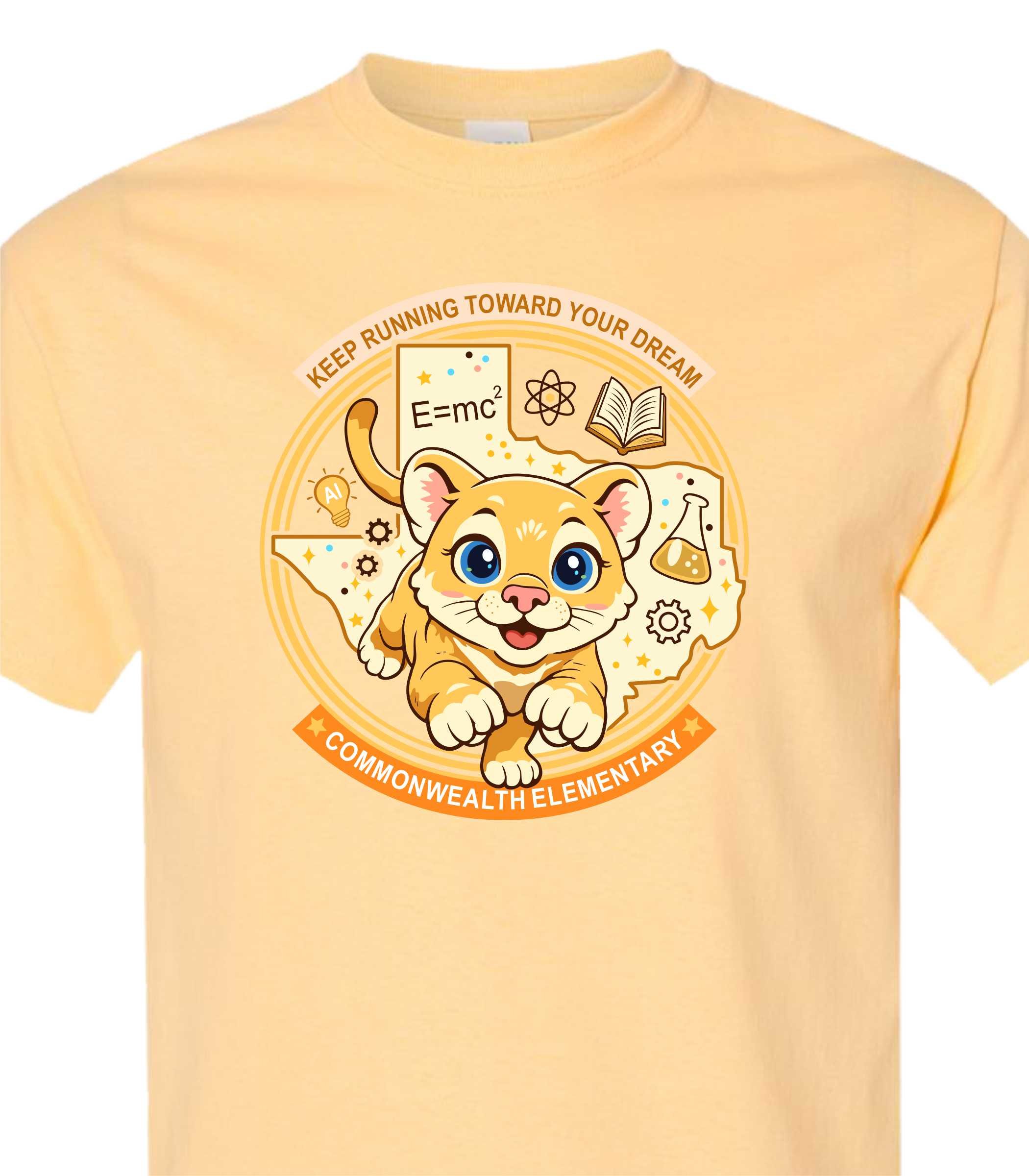 Commonwealth Spiritwear Adult Spring Yellow Haze Shirt