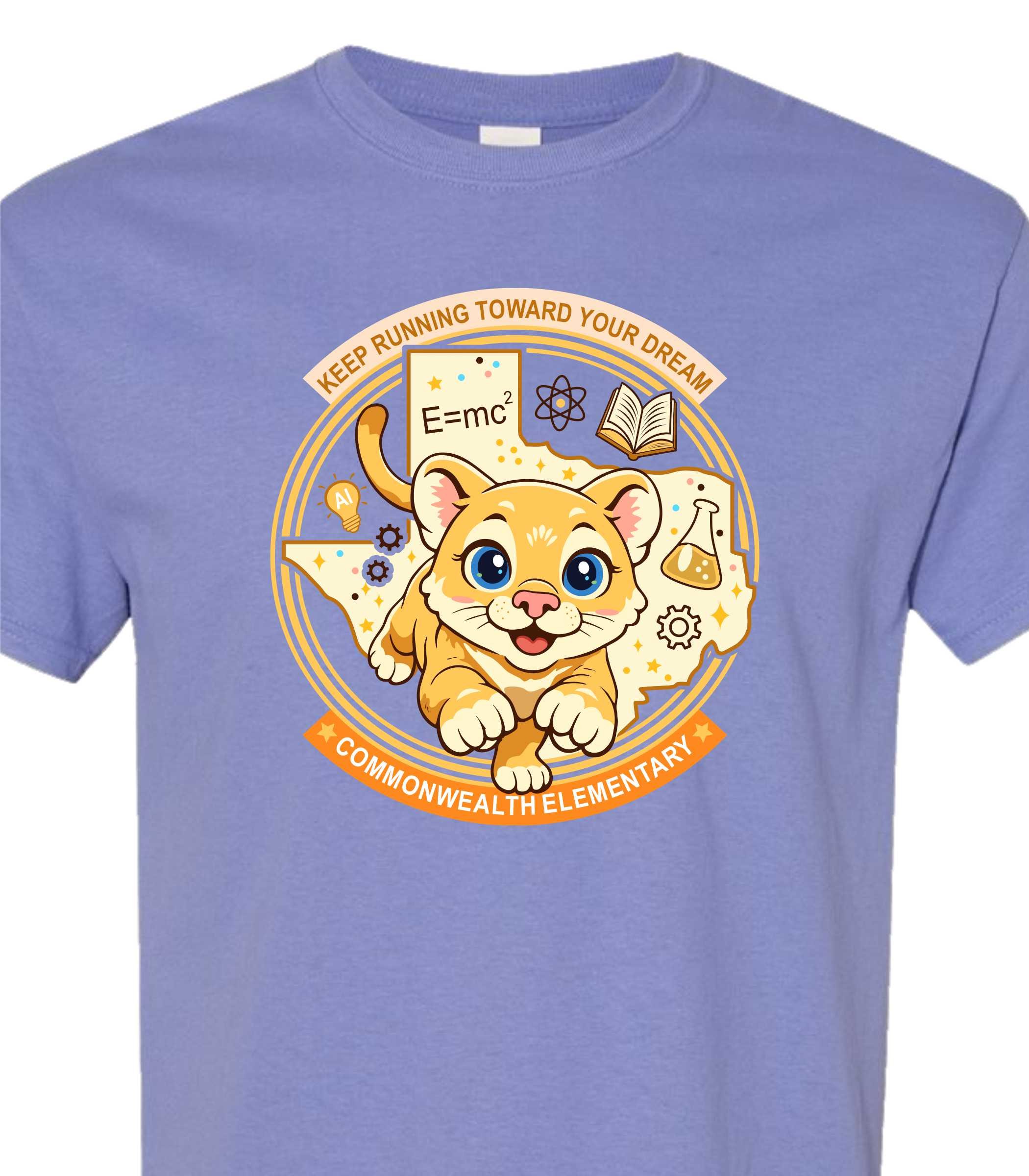Commonwealth Spiritwear Adult Spring Violet Shirt