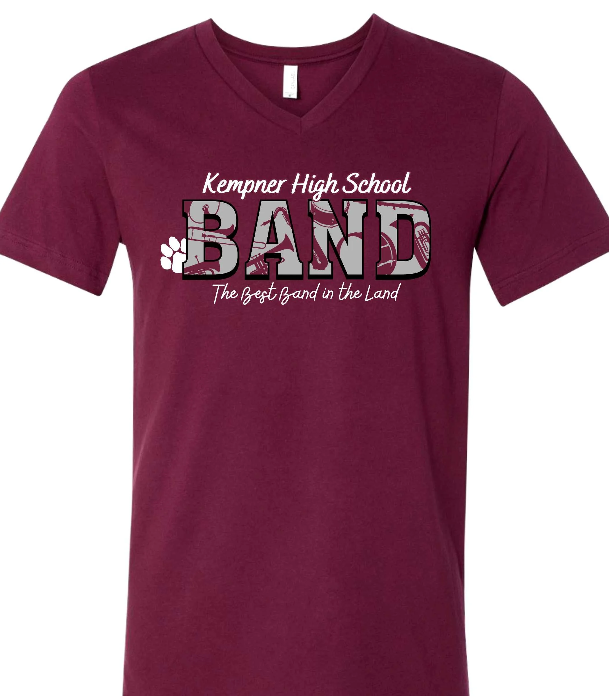 Kempner HS - Band - Into the Algorithm - 2026-27 - General V-Neck.jpg