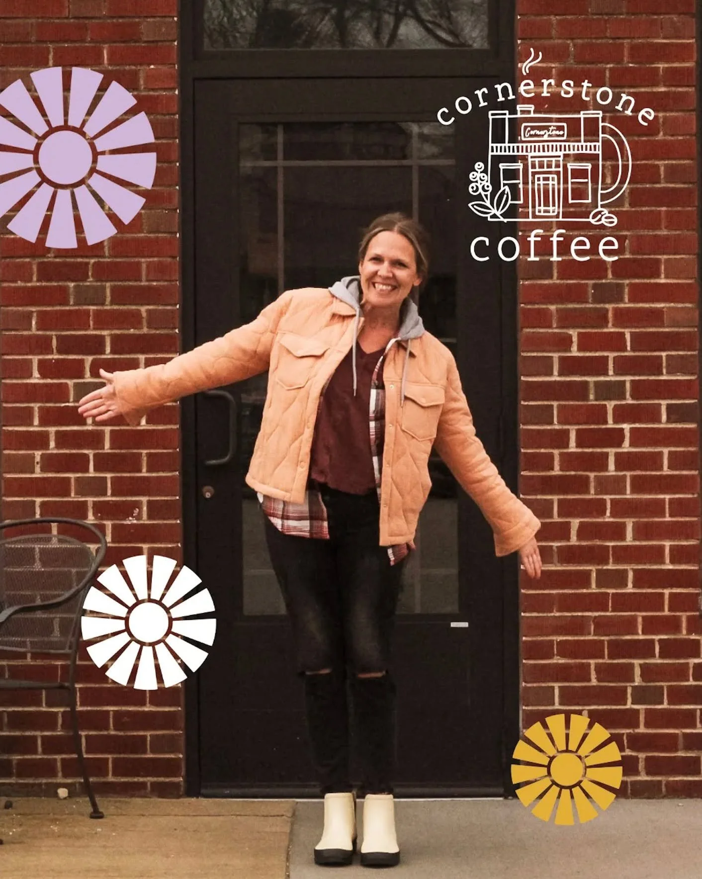 ☕ Meet @danaytossey the heart behind @cornerstonecoffeemcbain  and one of the amazing speakers at the Bright Yellow Business Retreat!

Danay started Cornerstone Coffee out of a simple dream: to create a place where her small community in McBain, Mich