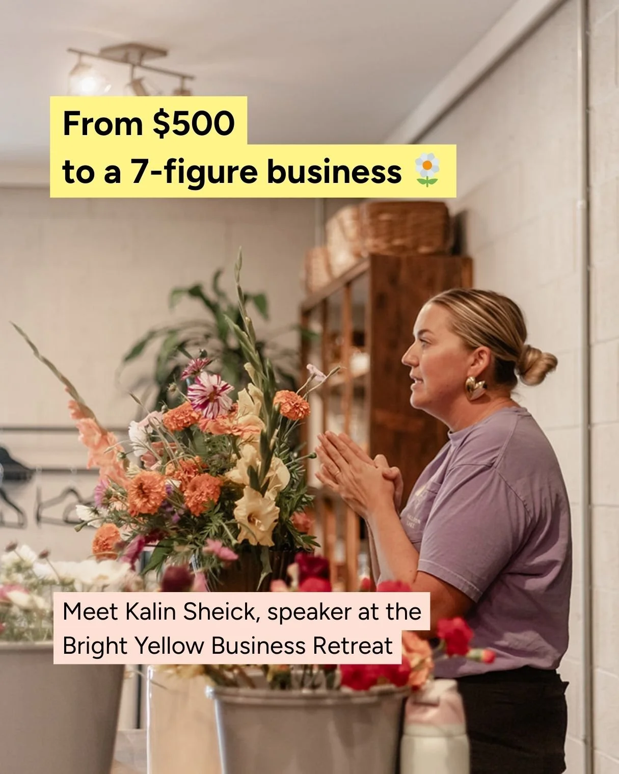 What does it really take to grow a business from the ground up? 

Not just the pretty parts, but the pivots, the risk, the team building, the seasons of doubt, and the confidence to keep going anyway.

@kalinsheick  built @sweetwaterfloral  from $500