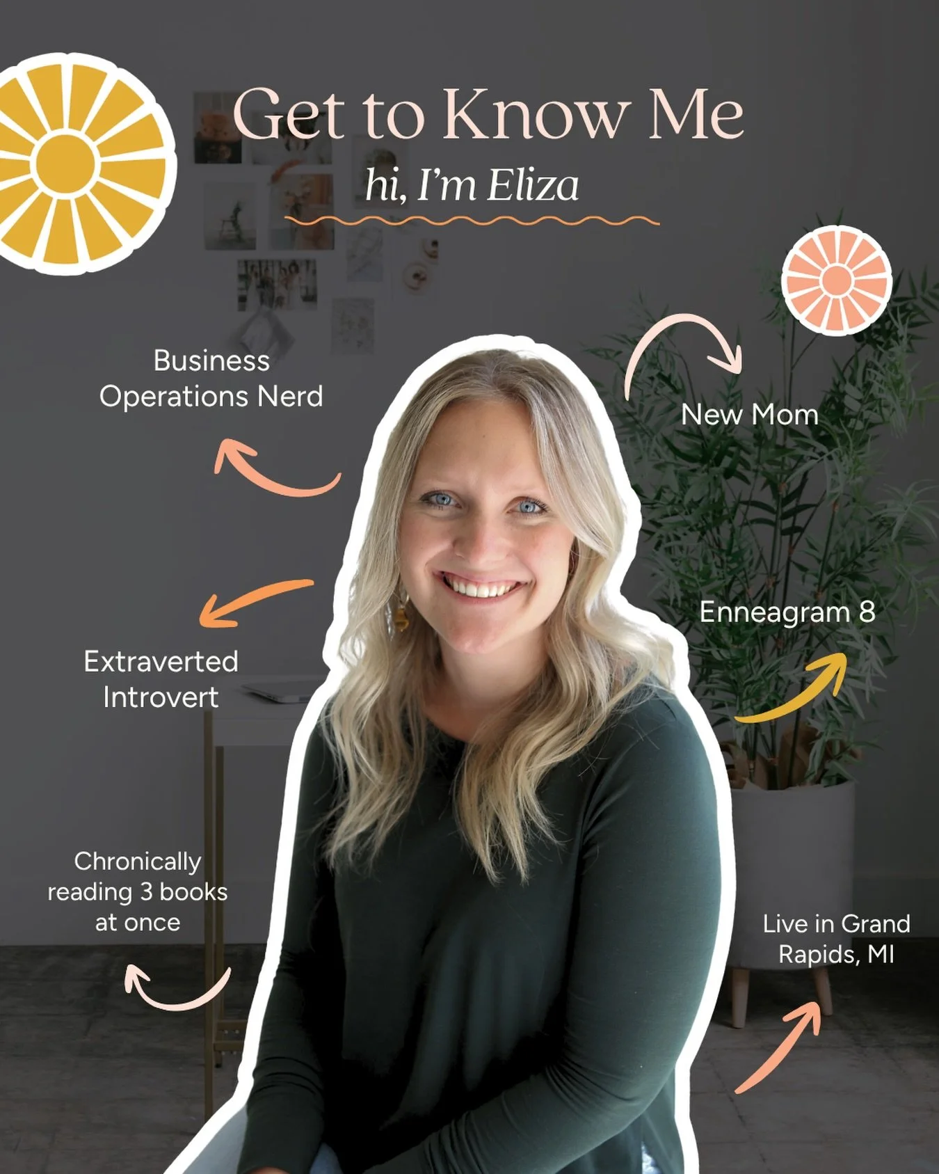 Just an enneagram 8 out here trying to not be too intense!!! 🤠😅🤣 I&rsquo;m Eliza and I&rsquo;m not afraid to admit that I&rsquo;m obsessed with business operations. I badly want to ask about the ins and outs of how your business runs but I&rsquo;m