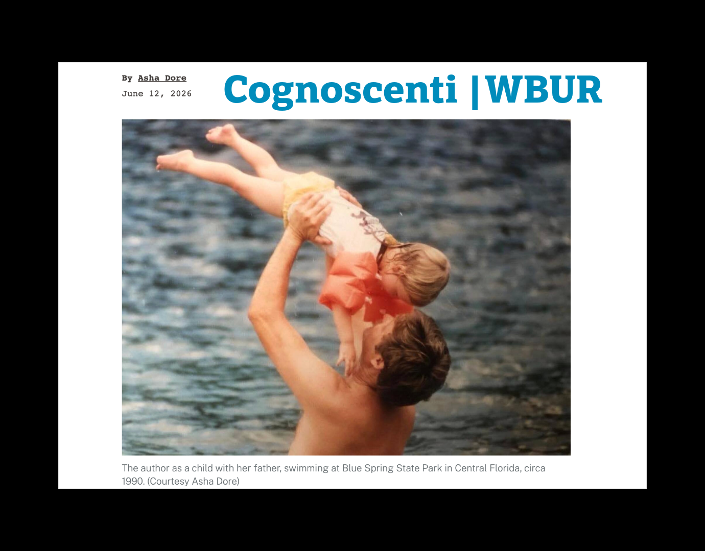 ESSAY FOR COGNOSCENTI | WBUR
