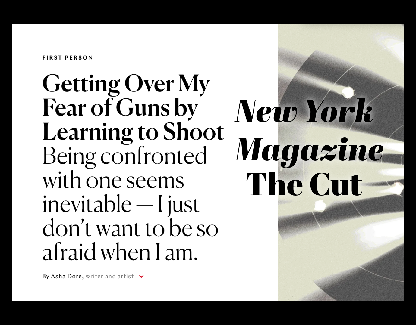 Asha Dore in The Cut 2026