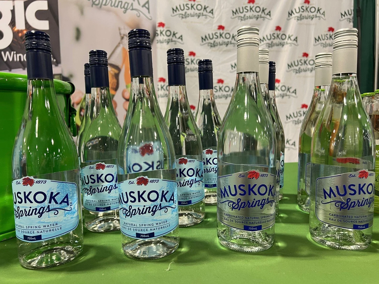 Our Muskoka Springs Natural Spring Water is now available in 750ml Glass Bottles in both Still and Sparkling formats!⁠
⁠
Look for us at your favourite grocery retailer or at your favorite local restaurant in Muskoka...⁠
⁠
Not there?? Be sure to ask t