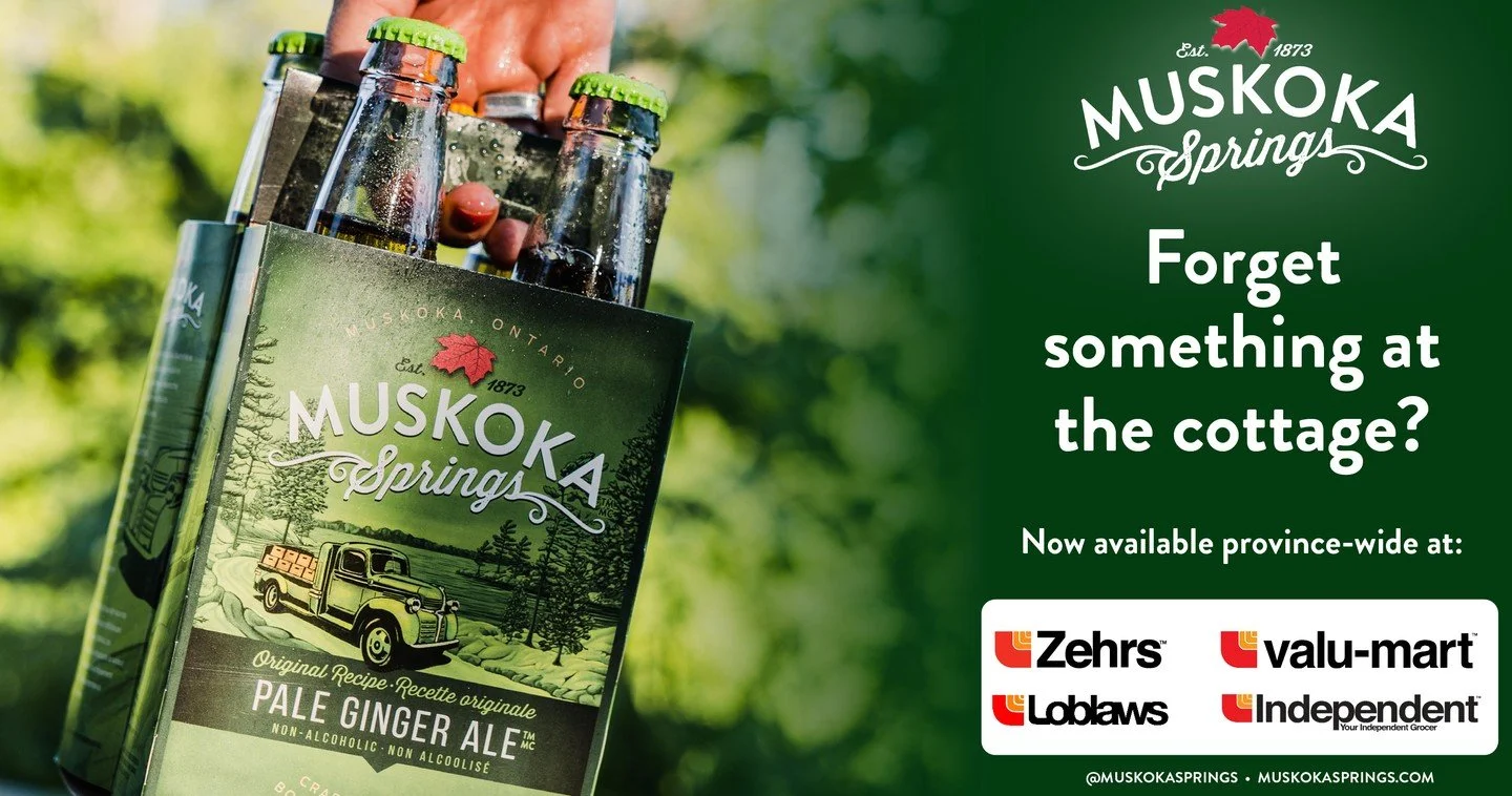 📣 Big News from Muskoka Springs! 📣⁠
⁠
We&rsquo;re thrilled to announce a new everyday low price on our craft sodas &mdash; now available across Loblaws, Zehrs, Your Independent Grocer, and Valu-Mart in Ontario. 🙌⁠
⁠
Whether you're craving the cris