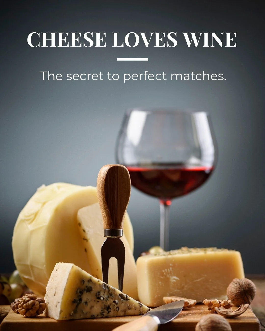 Cheese and wine are a match made in heaven, but not every pairing works the same way.
Creamy cheeses like brie and camembert need freshness, which is why crisp sparkling wines or bright Sauvignon Blanc balance them beautifully.
Hard cheeses such as