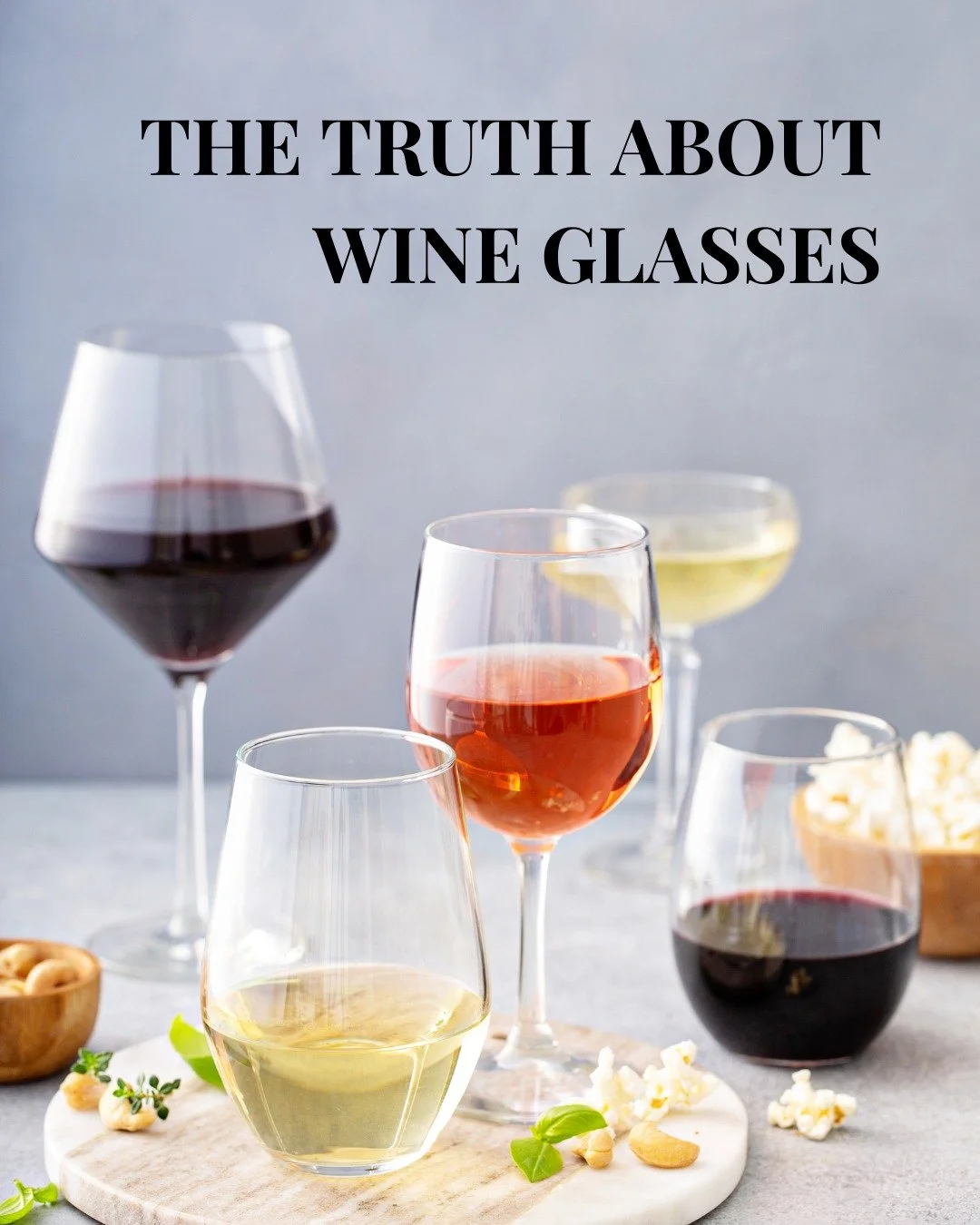 The shape of a wine glass affects how you experience the aromas and flavours.
Wide bowls let red wines breathe while tall narrow glasses preserve bubbles in sparkling wines. 
Choosing the right glass makes a big difference.
#winetasting
#wine
#tas