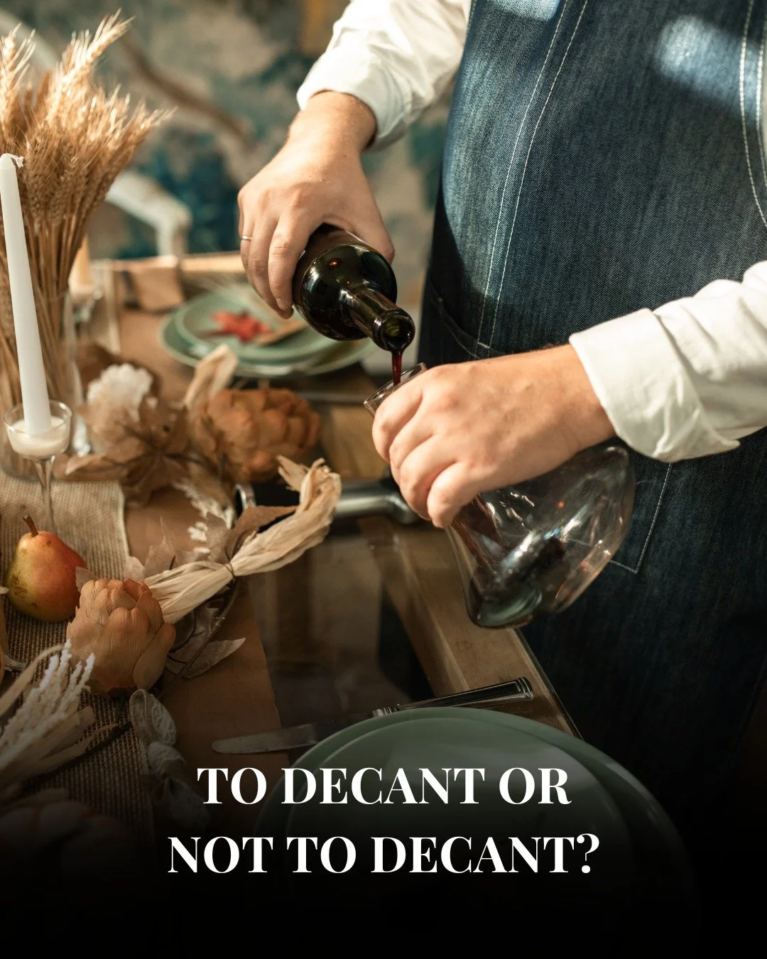 Decanting helps wine breathe and release its full aroma, especially young reds or wines with sediment.

Pour gently into a decanter and let oxygen do the rest. 

You&rsquo;ll notice softer tannins and more expressive flavours.

Explore the science be