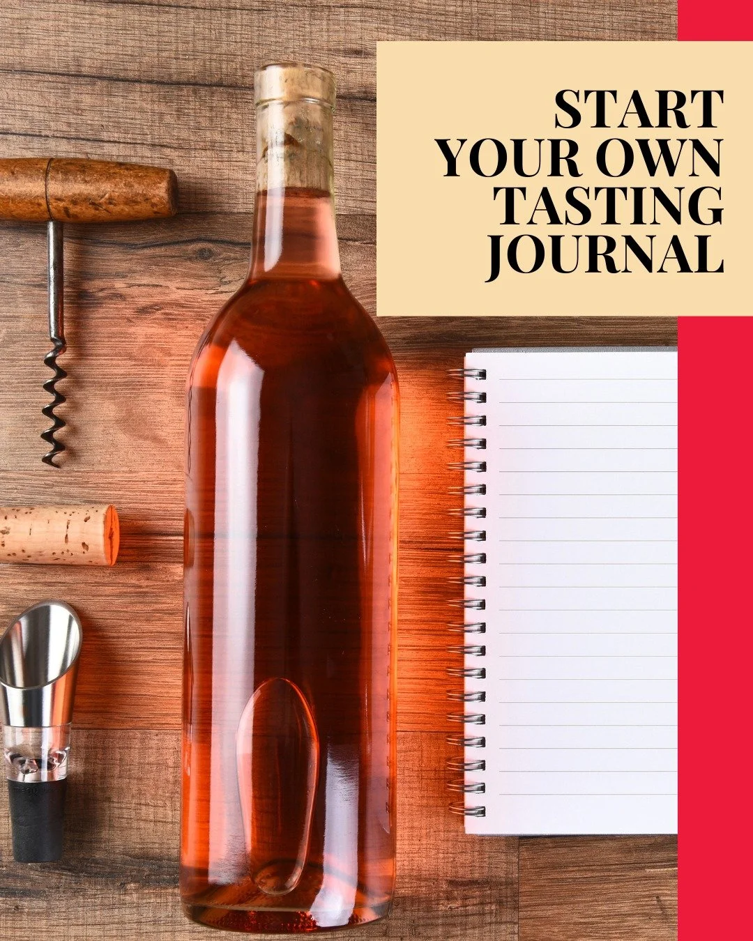 A tasting journal is one of the best tools for building lasting wine knowledge. After each glass, jot down a few words about colour, aromas, flavours and how the wine feels on your palate.

Over time, you will notice that certain grapes, regions and 