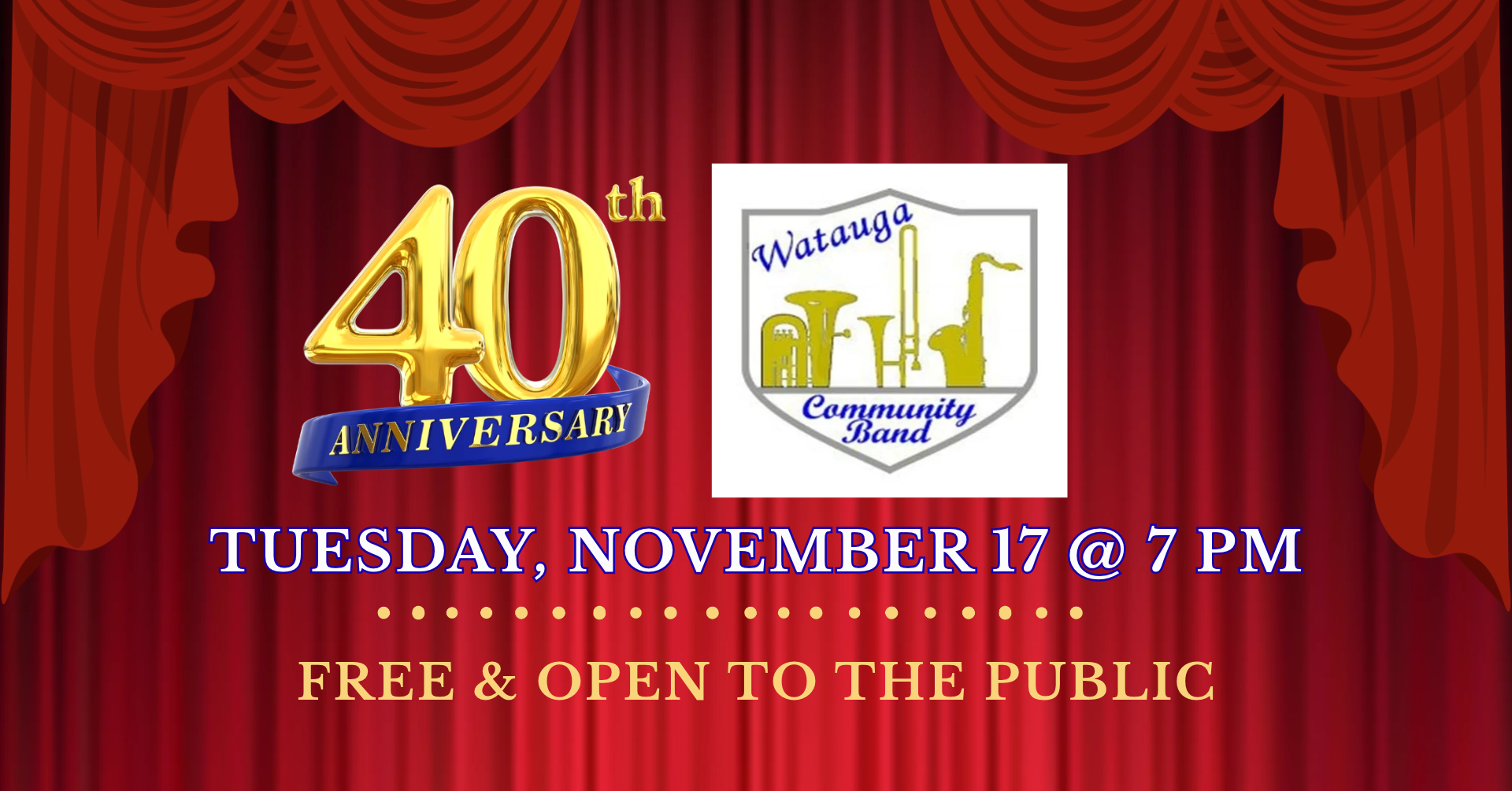 Watauga Community Band - 40th Anniversary Concefrt — The Appalachian ...