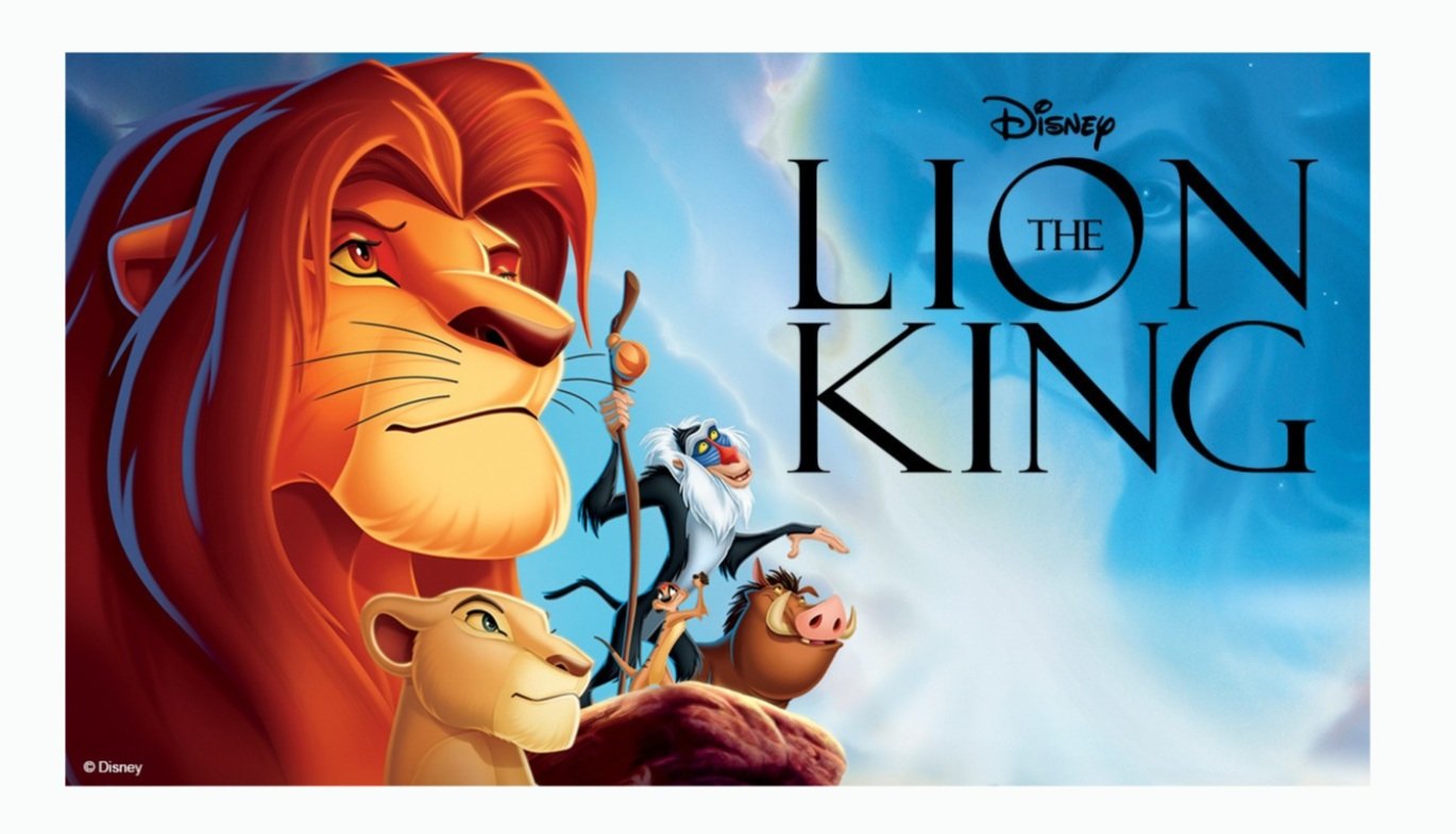 King Animated Movie Lion King On Disney Plus King Movie New Lion