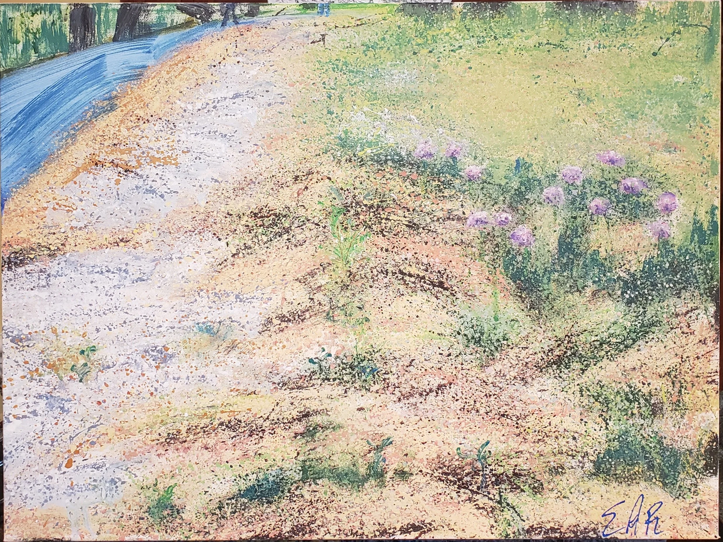 bike path, Pinebanks Field, JP MA