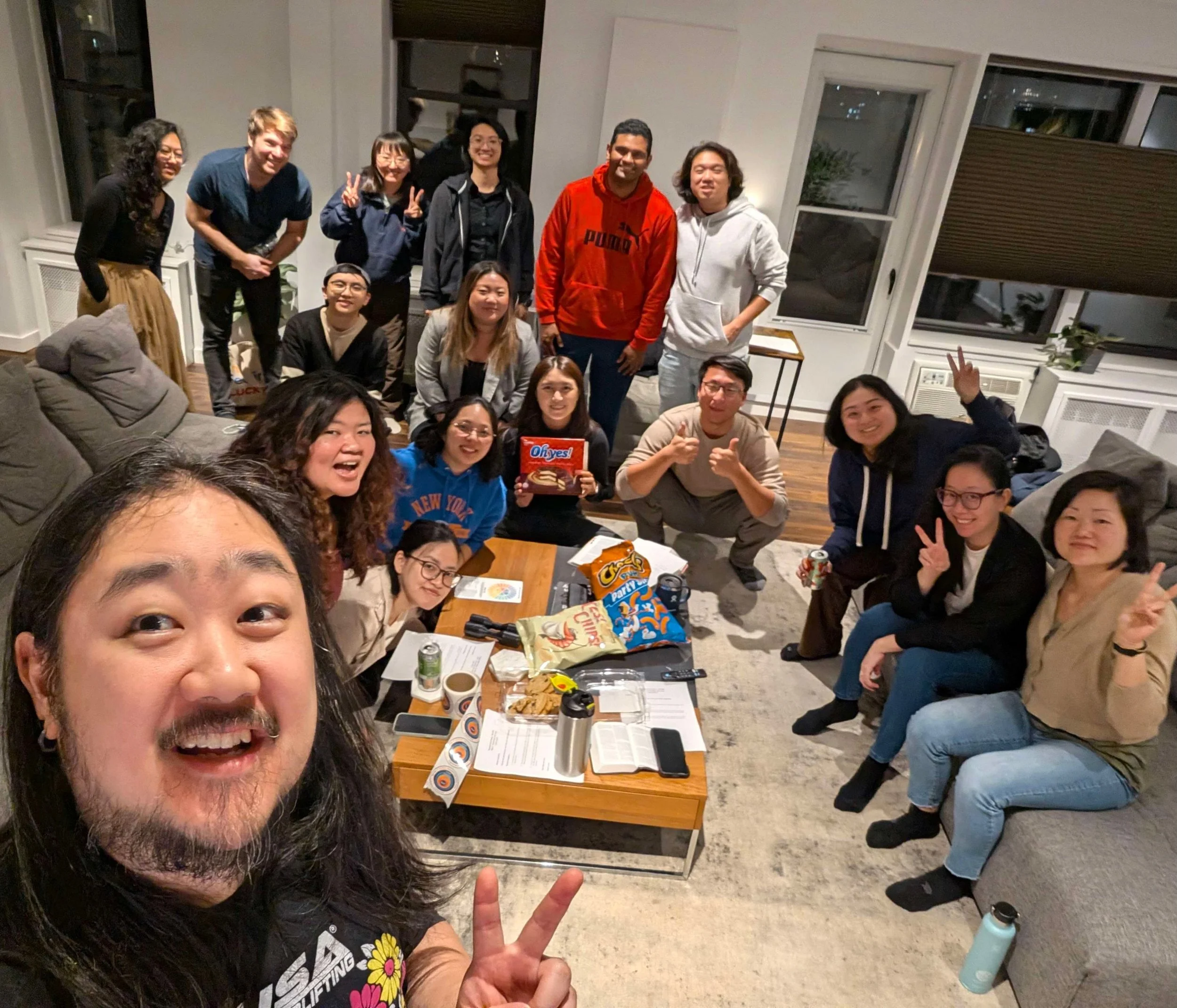 😃✌️ 2nd bible study! Thanks Andy for leading, and everyone for coming out on a Thurs evening to hang out and read the bible together 📖🔥

Next one is Nov 5 -- see you then!