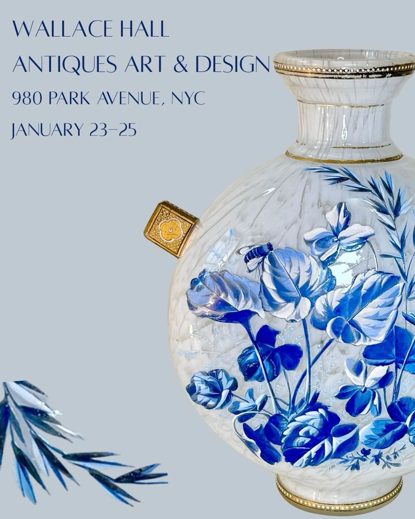 Counting down ✨ Just days to go until we open at Wallace Hall Antiques, Art &amp; Design on Friday, January 23.
We can&rsquo;t wait to welcome you to 980 Park Avenue and share a glimpse of what we&rsquo;ve been bringing together for this special New 