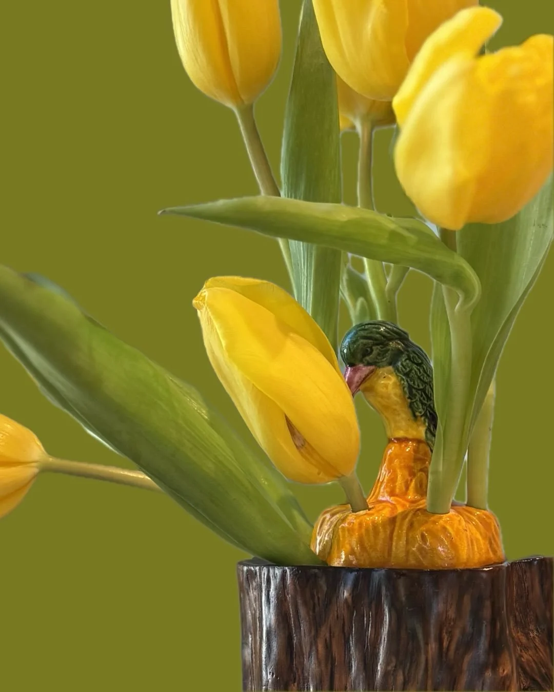 Rooted in nature, ready for spring 🌿
These Chinese burl wood brush pots - originally created to hold a scholar&rsquo;s calligraphy brushes - take on new life as sculptural vases for tulips and tabletop moments. Each one carved from natural root, eac