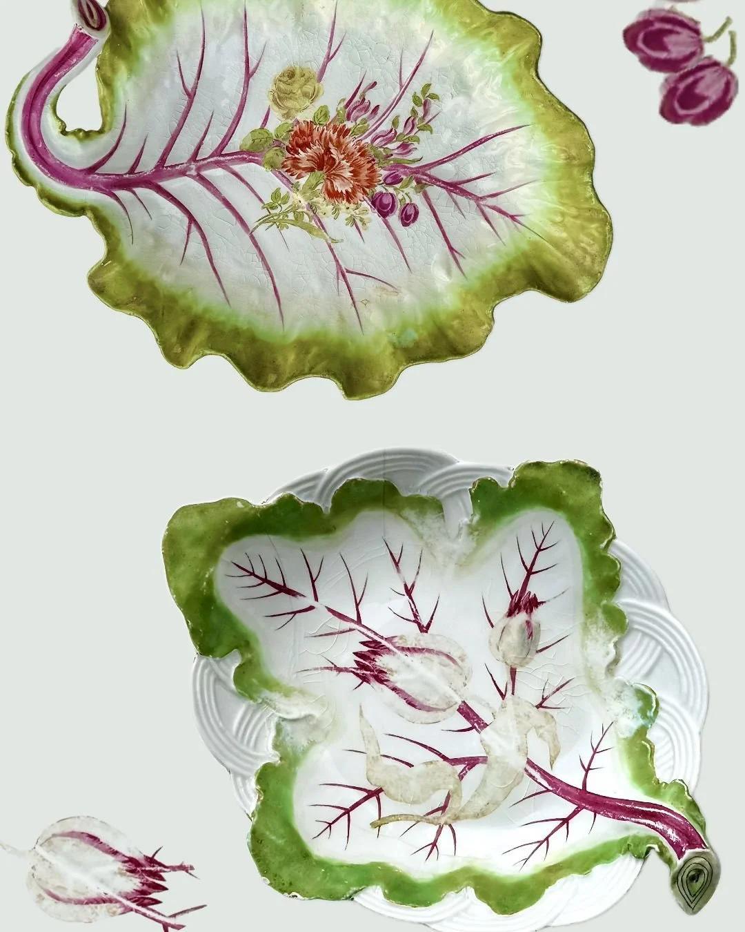 The English had a remarkable way of capturing spring in the 18th century - preserving it not in gardens alone, but in porcelain. At the Chelsea factory, leaves, blossoms, and even humble radishes were transformed into objects of delight, bringing the