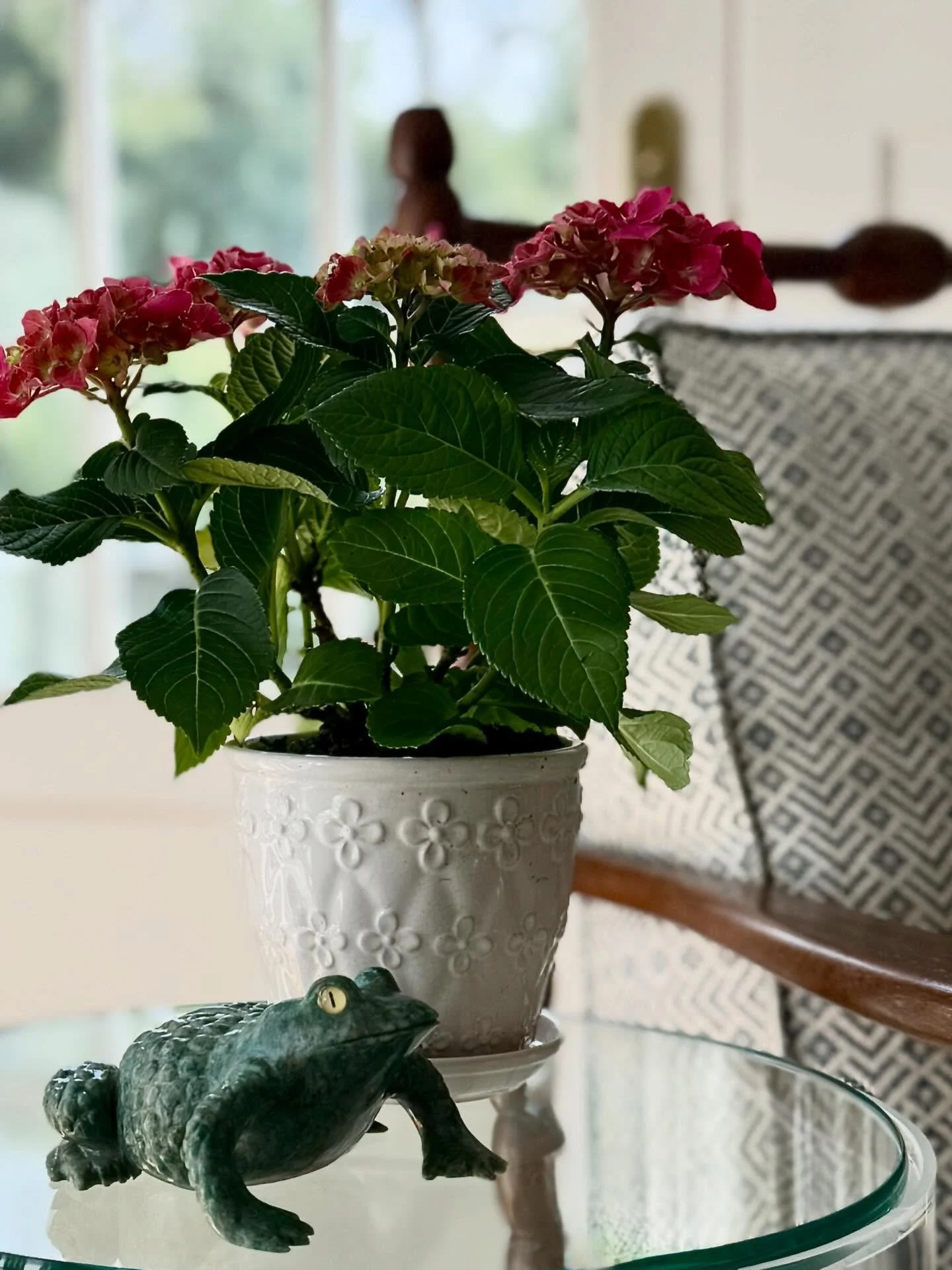 A watchful companion carved from Chinese hardstone, adding just the right note of garden character.
A little moment of green&mdash;layered, lively, and quietly charming. 🌿
DM for details.

.
.
.
.
.
.
.
.
.
.
.
.
.
#annparkecollection #collectedhome